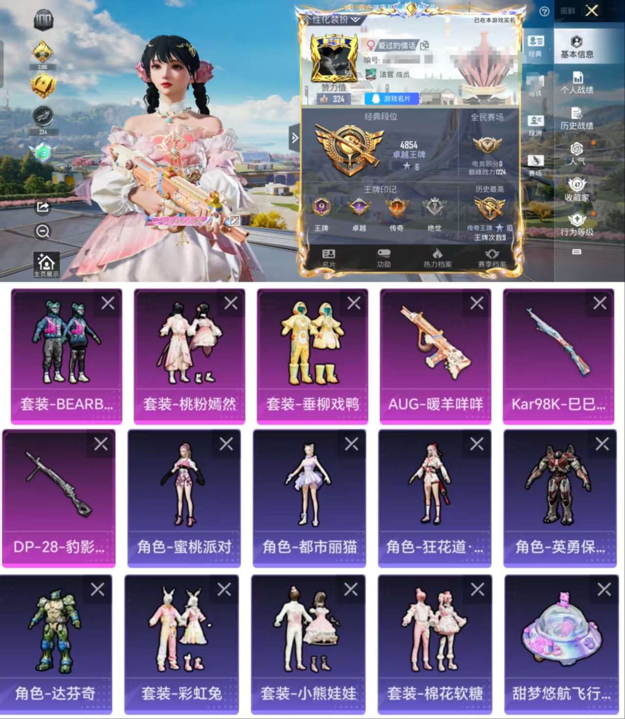 HPCMW3328270和平精英账号详情图2