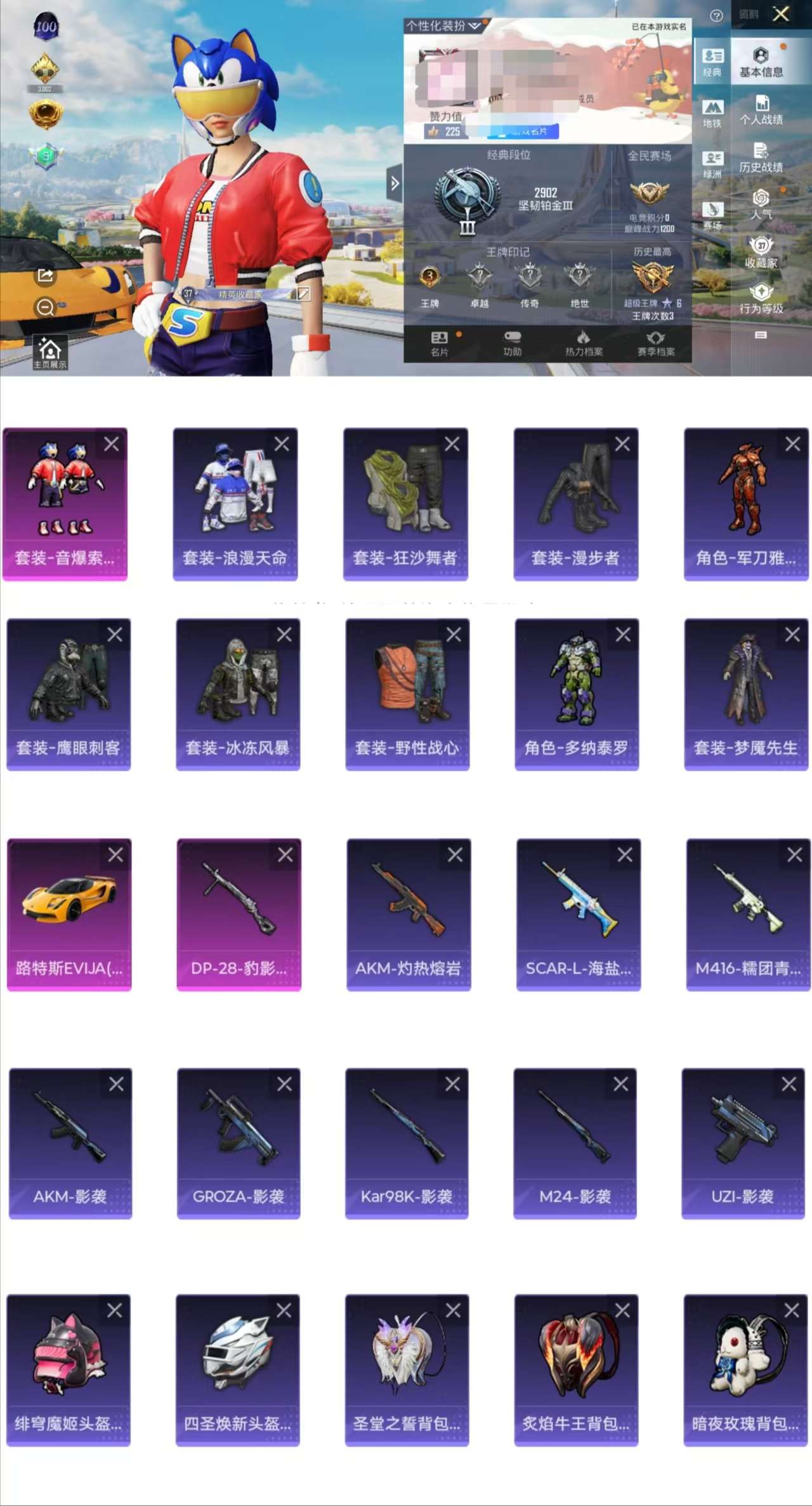 HPCMW3331065和平精英账号详情图2