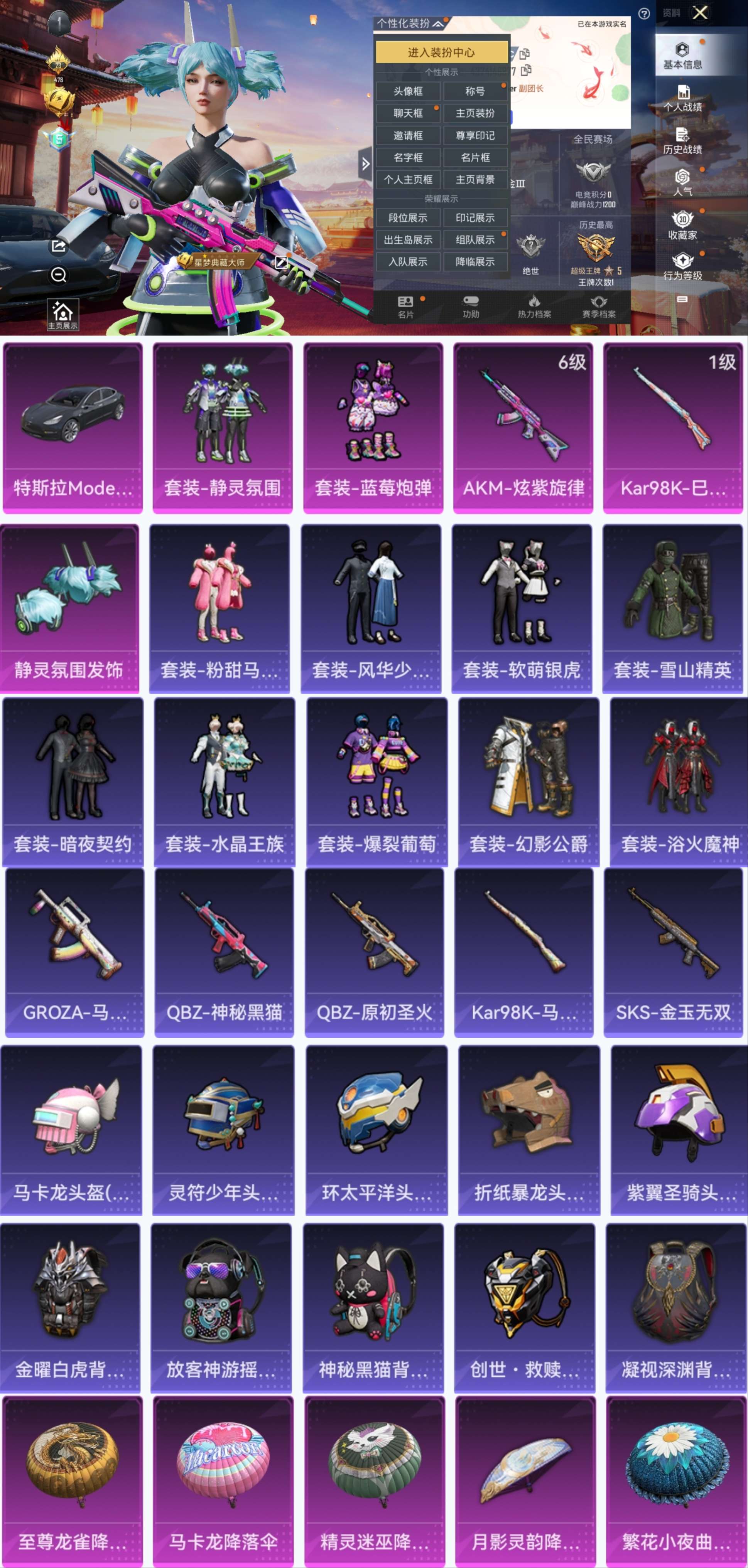 HPCMW3337374和平精英账号详情图2