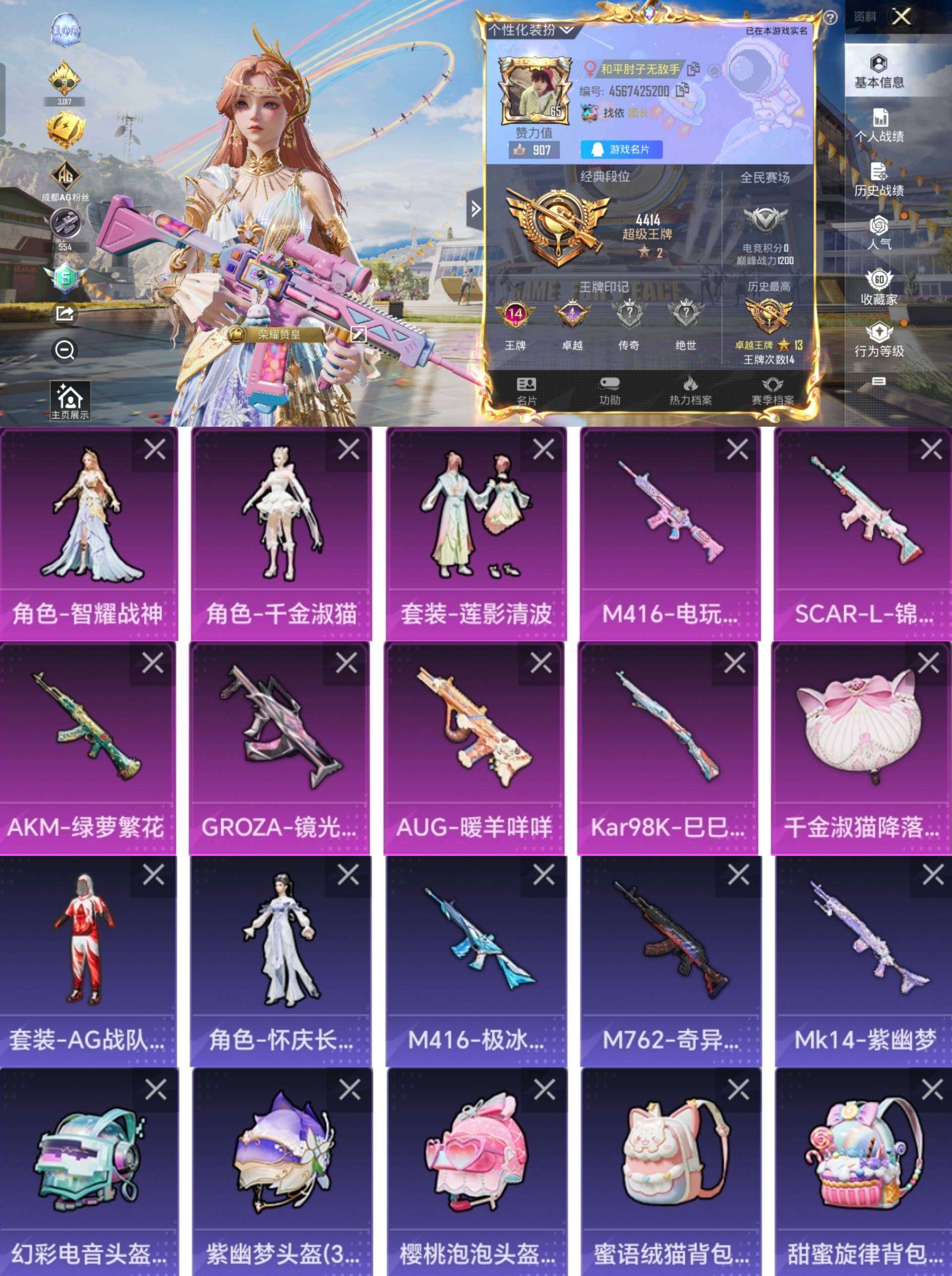 HPCMW3422172和平精英账号详情图2 HPCMW3422172和平精英账号详情图2