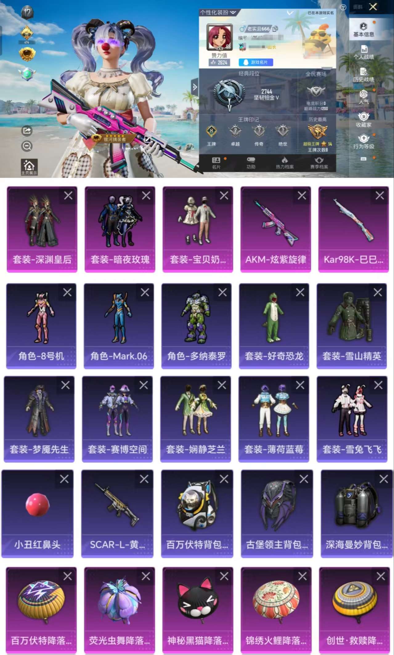 HPCMW3422908和平精英账号详情图2 HPCMW3422908和平精英账号详情图2