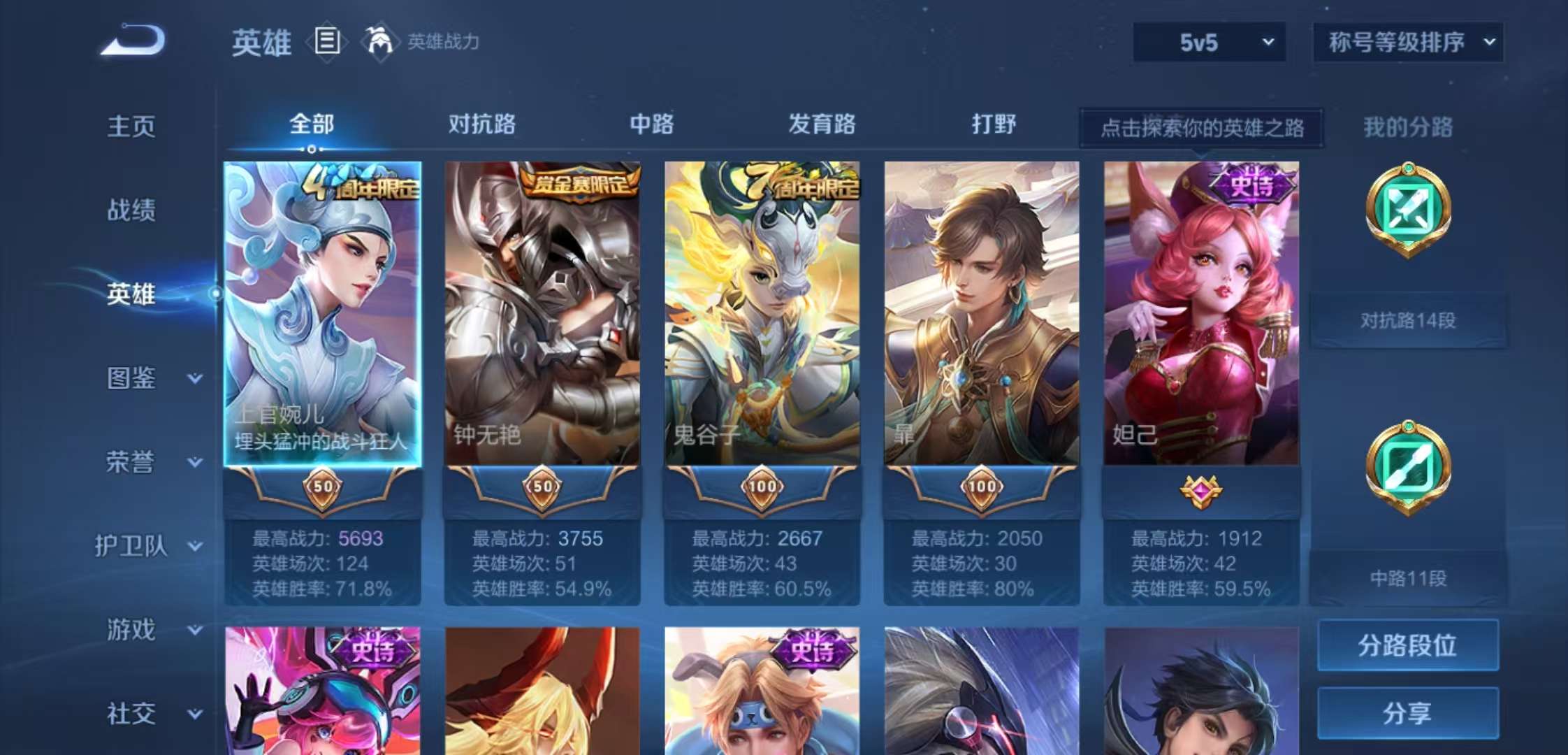 WZCMW3405679王者荣耀账号详情图3