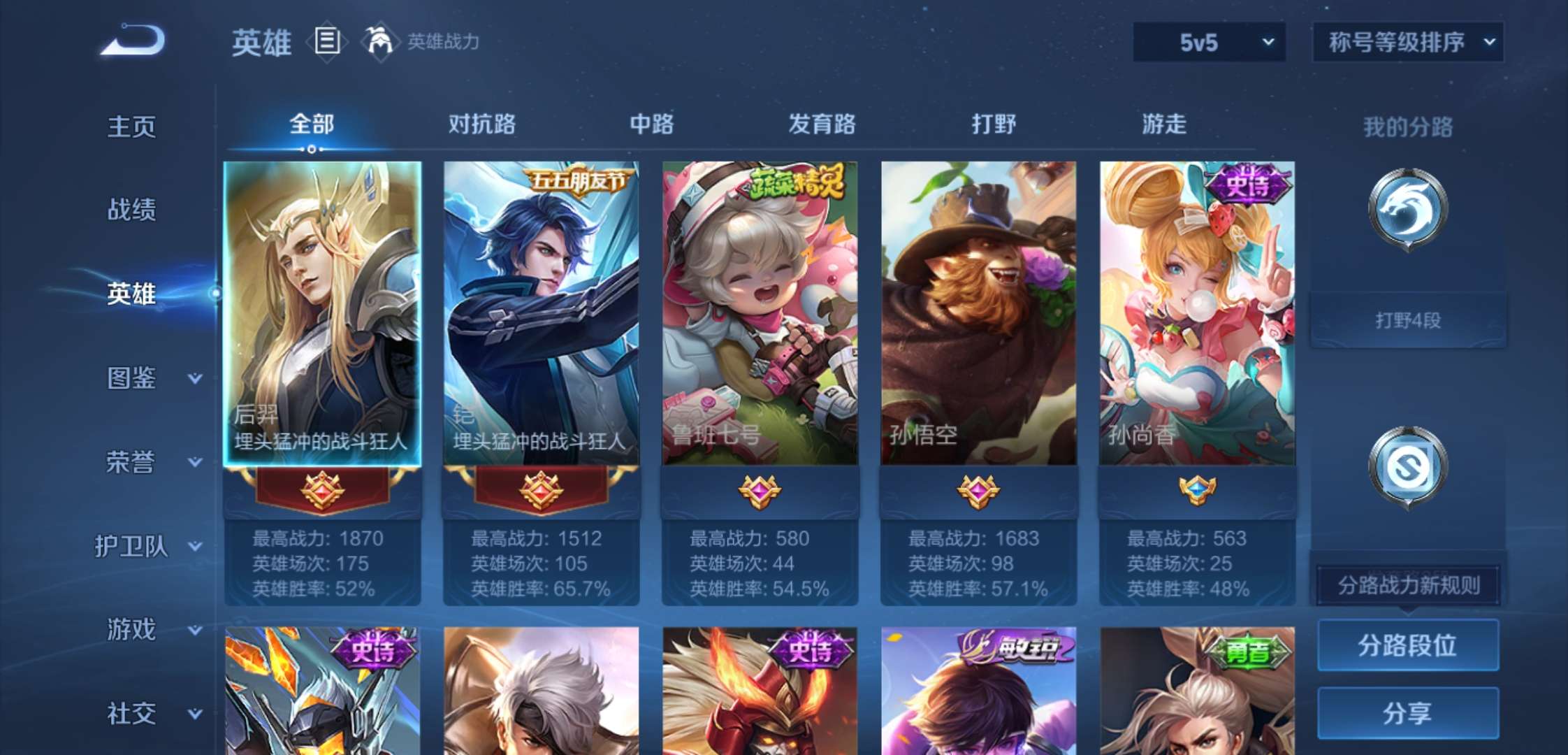 WZCMW3388479王者荣耀账号详情图3