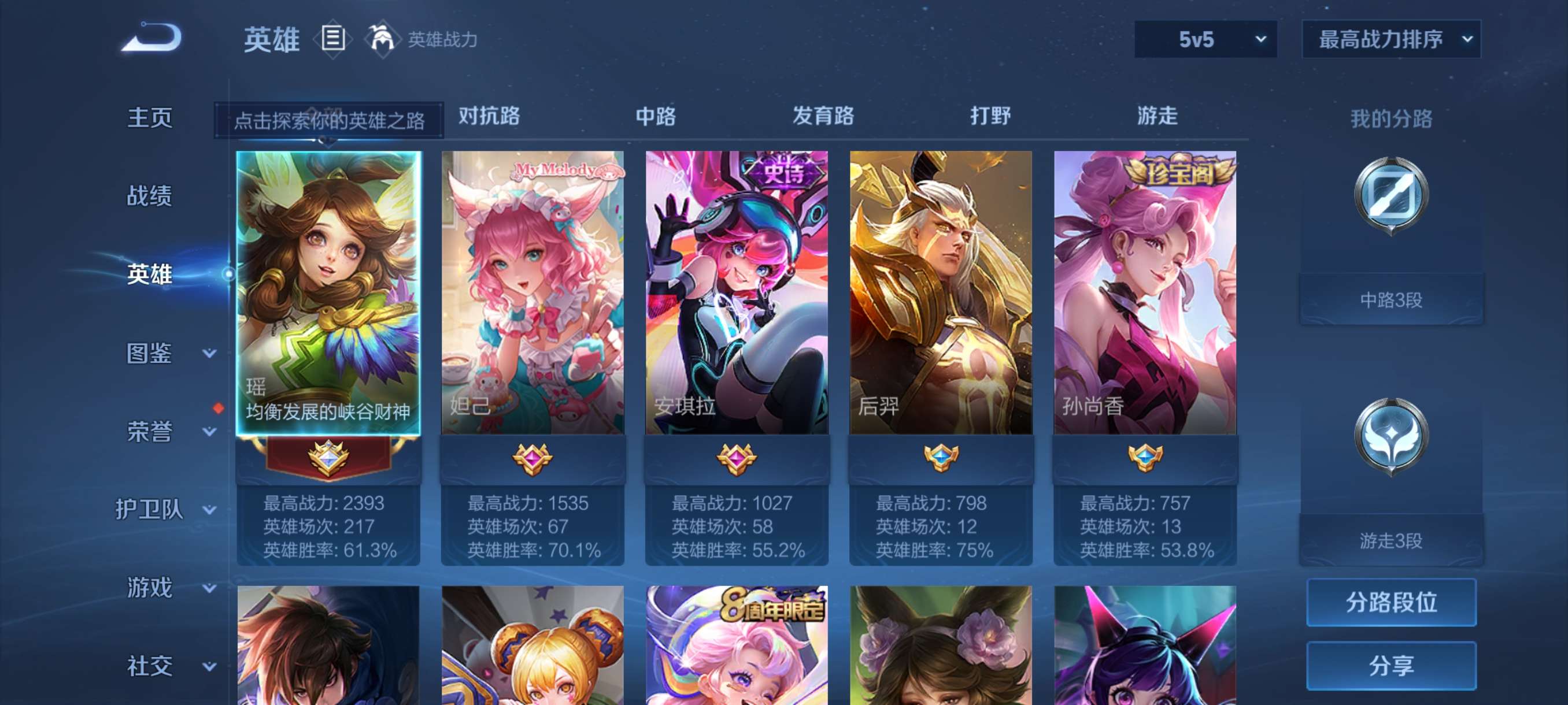 WZCMW3390319王者荣耀账号详情图2