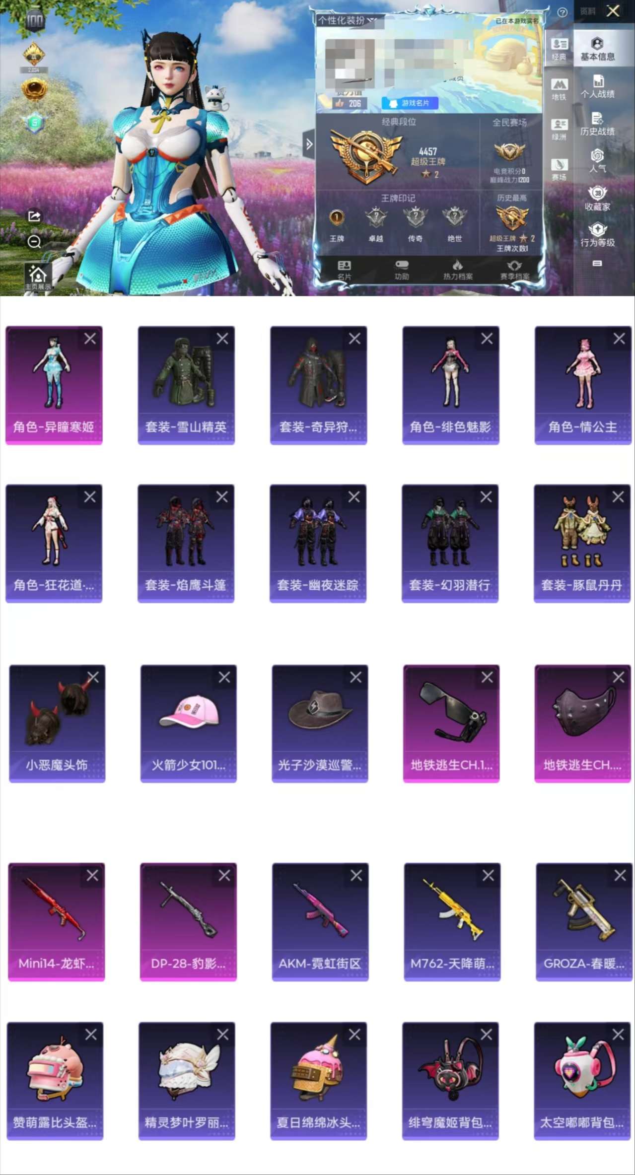 HPCMW3426223和平精英账号详情图2 HPCMW3426223和平精英账号详情图2