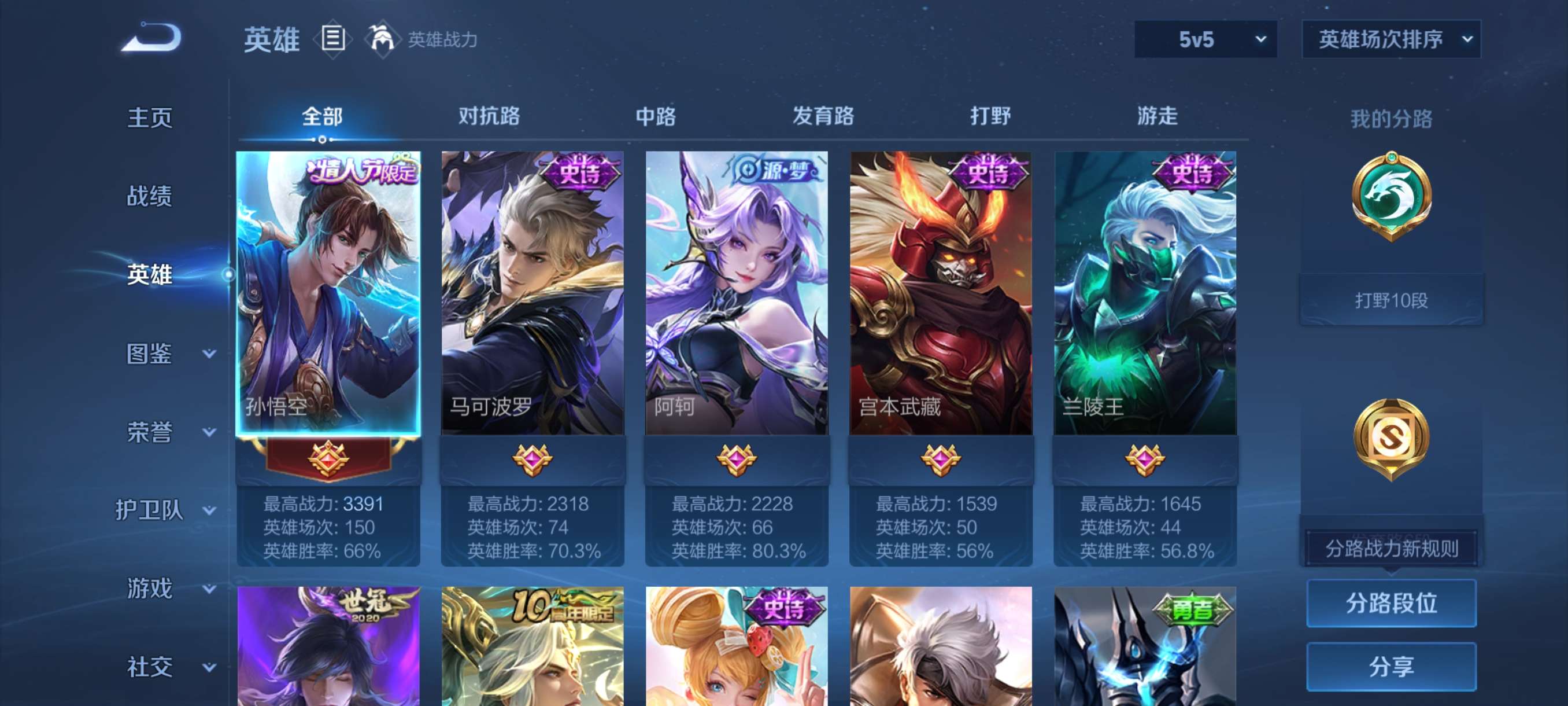 WZCMW3397409王者荣耀账号详情图3