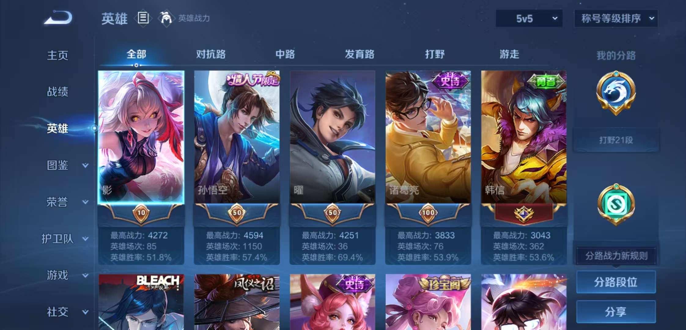 WZCMW3399394王者荣耀账号详情图3