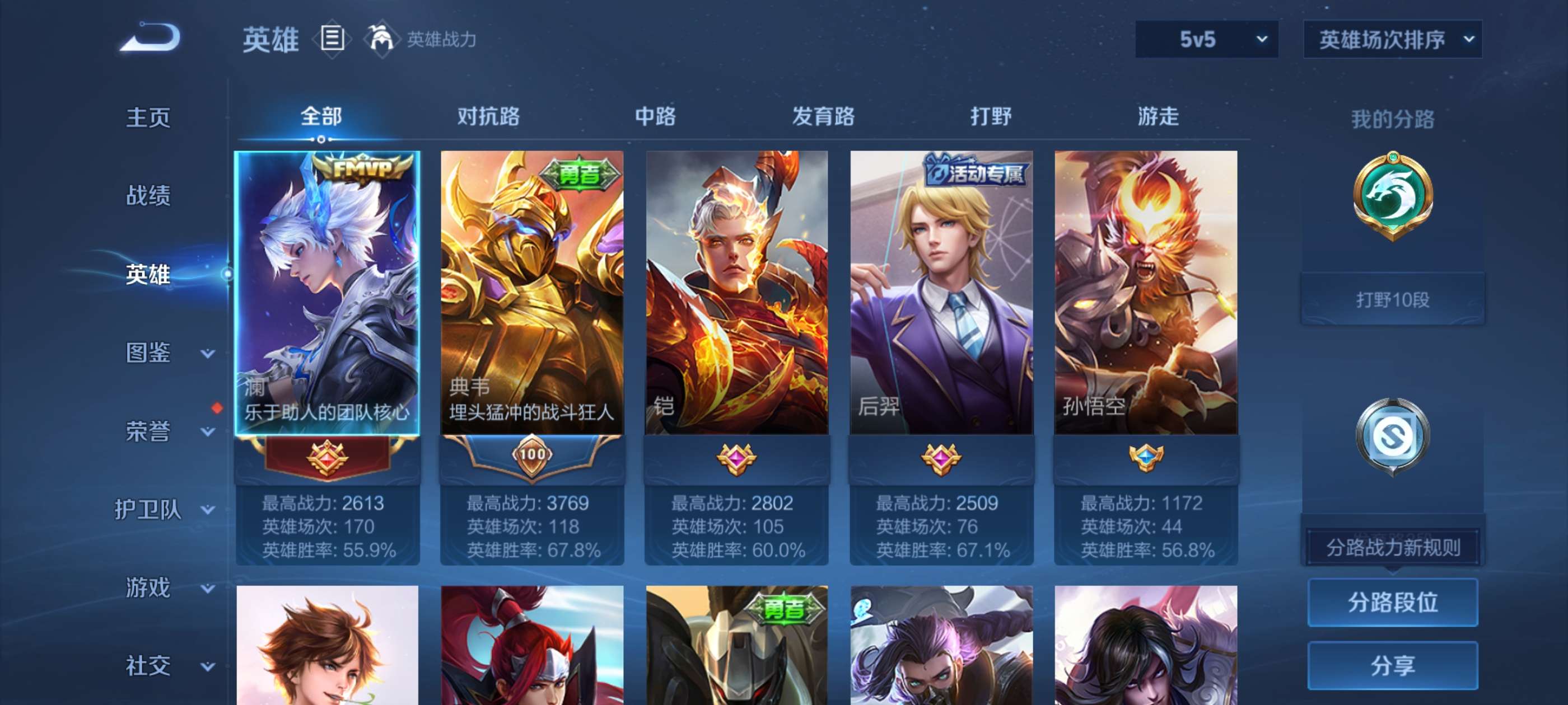 WZCMW3427552王者荣耀账号详情图2