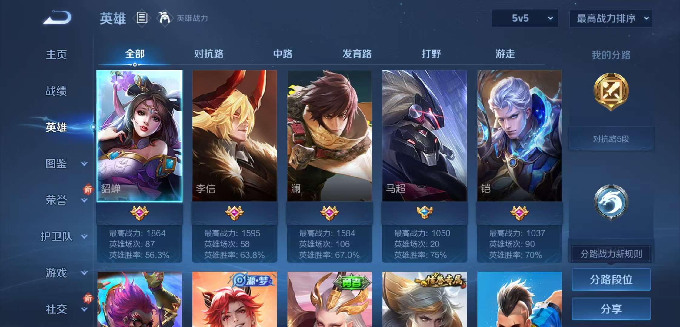 WZCMW3407854王者荣耀账号详情图5