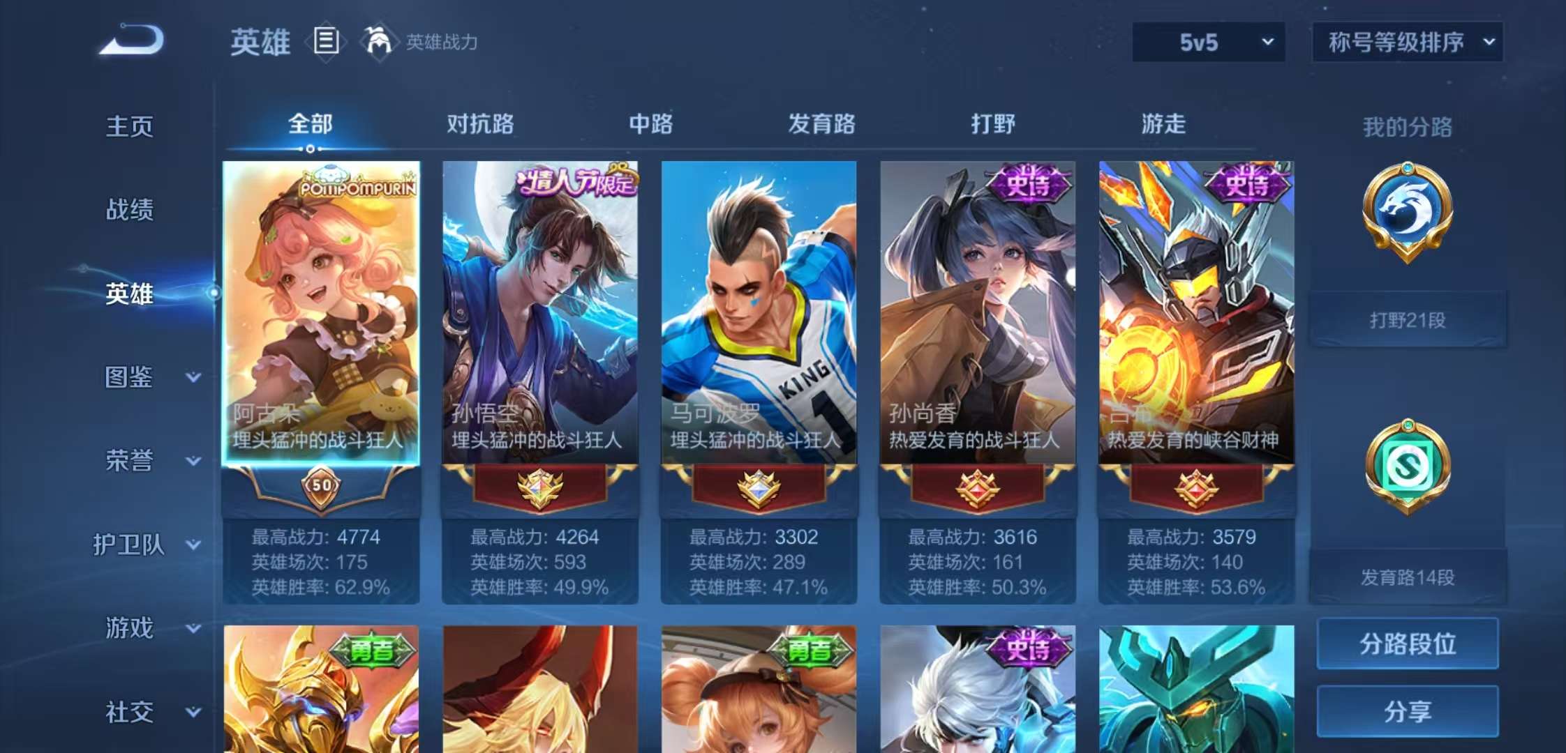 WZCMW3436866王者荣耀账号详情图2