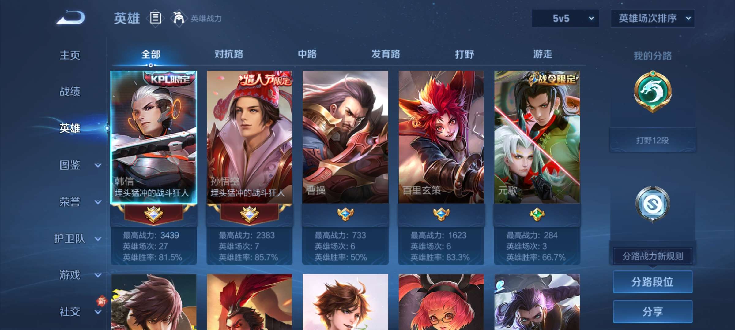 WZCMW3467223王者荣耀账号详情图3