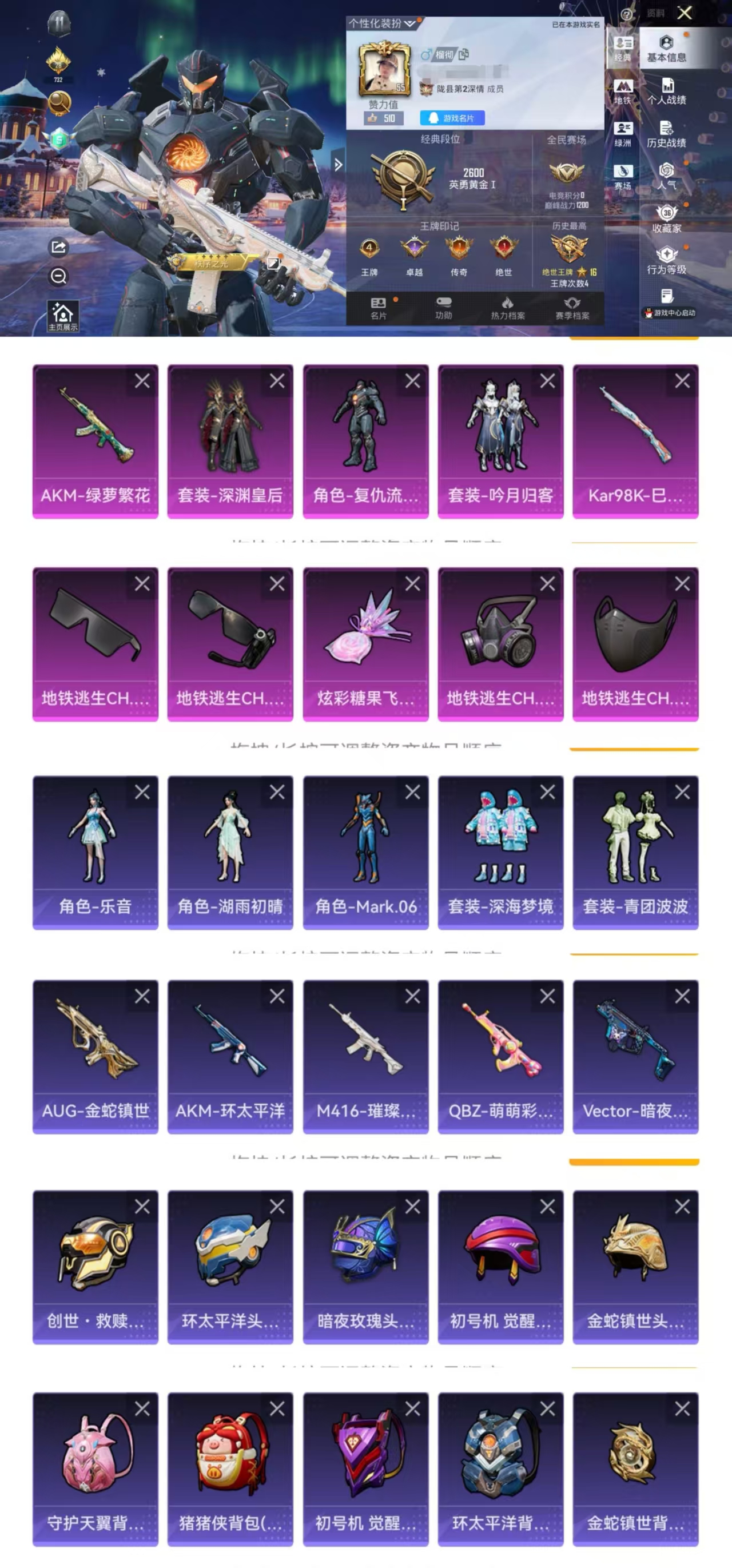 和平精英账号苹果QQ0载具-90套装-95枪皮-HM6270苹果Q区-蓝螳螂-2特效枪3粉装【 2太阳0违规 双字ID 