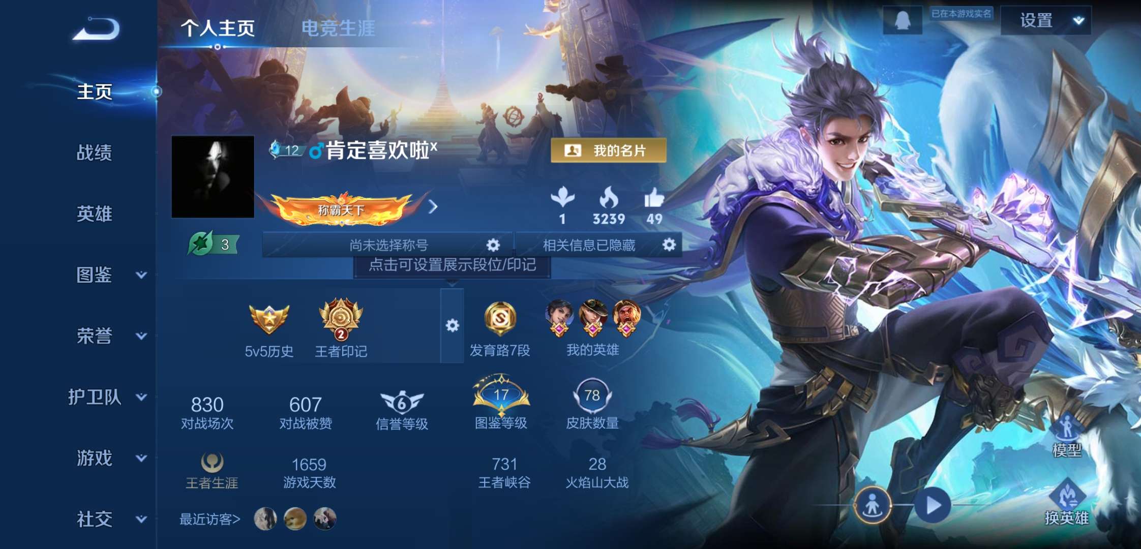 WZCMW3453153王者荣耀账号详情图4