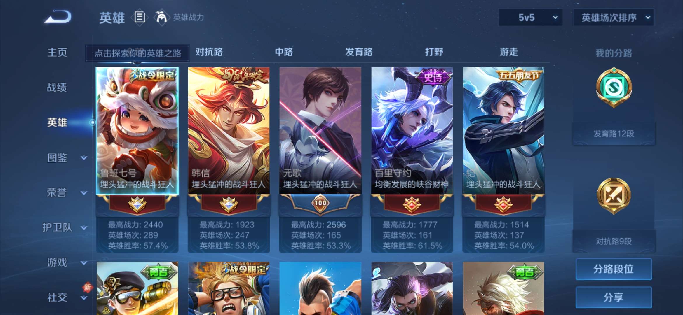 WZCMW3458483王者荣耀账号详情图2