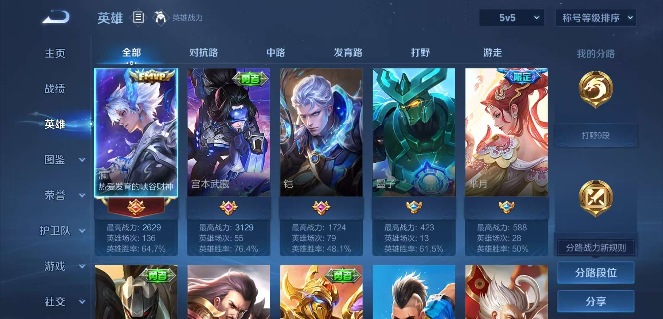 WZCMW3469426王者荣耀账号详情图2