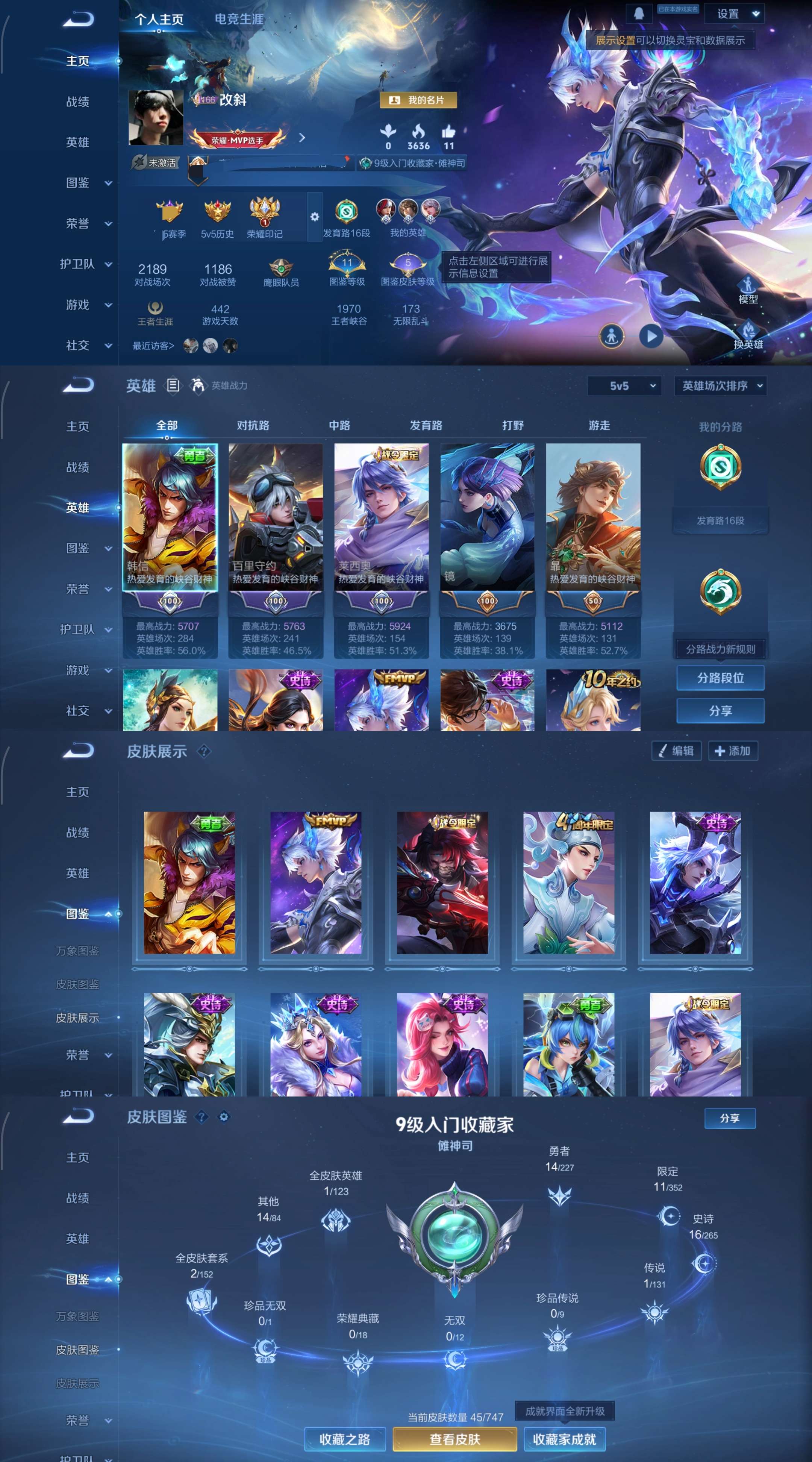 WZCMW3474473王者荣耀账号详情图2