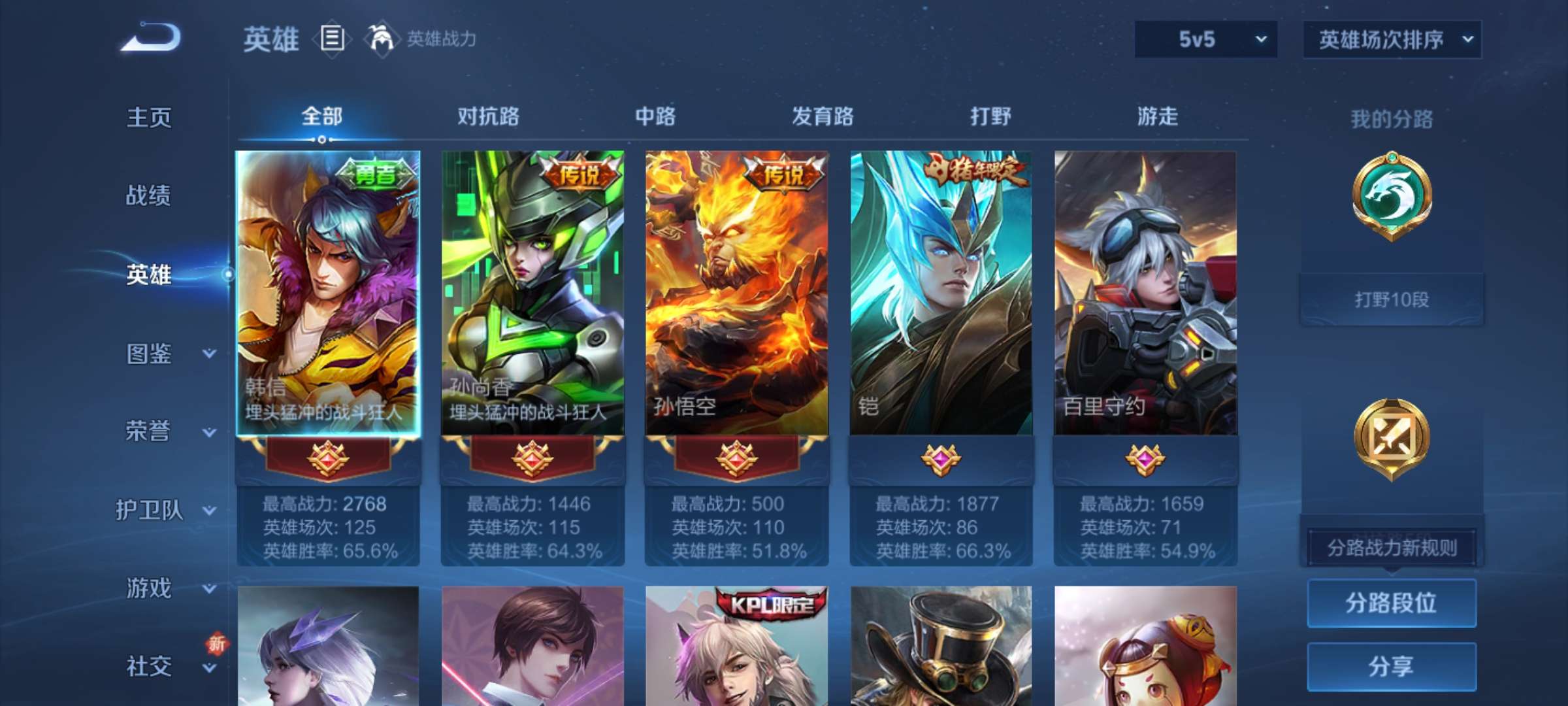 WZCMW3475552王者荣耀账号详情图2