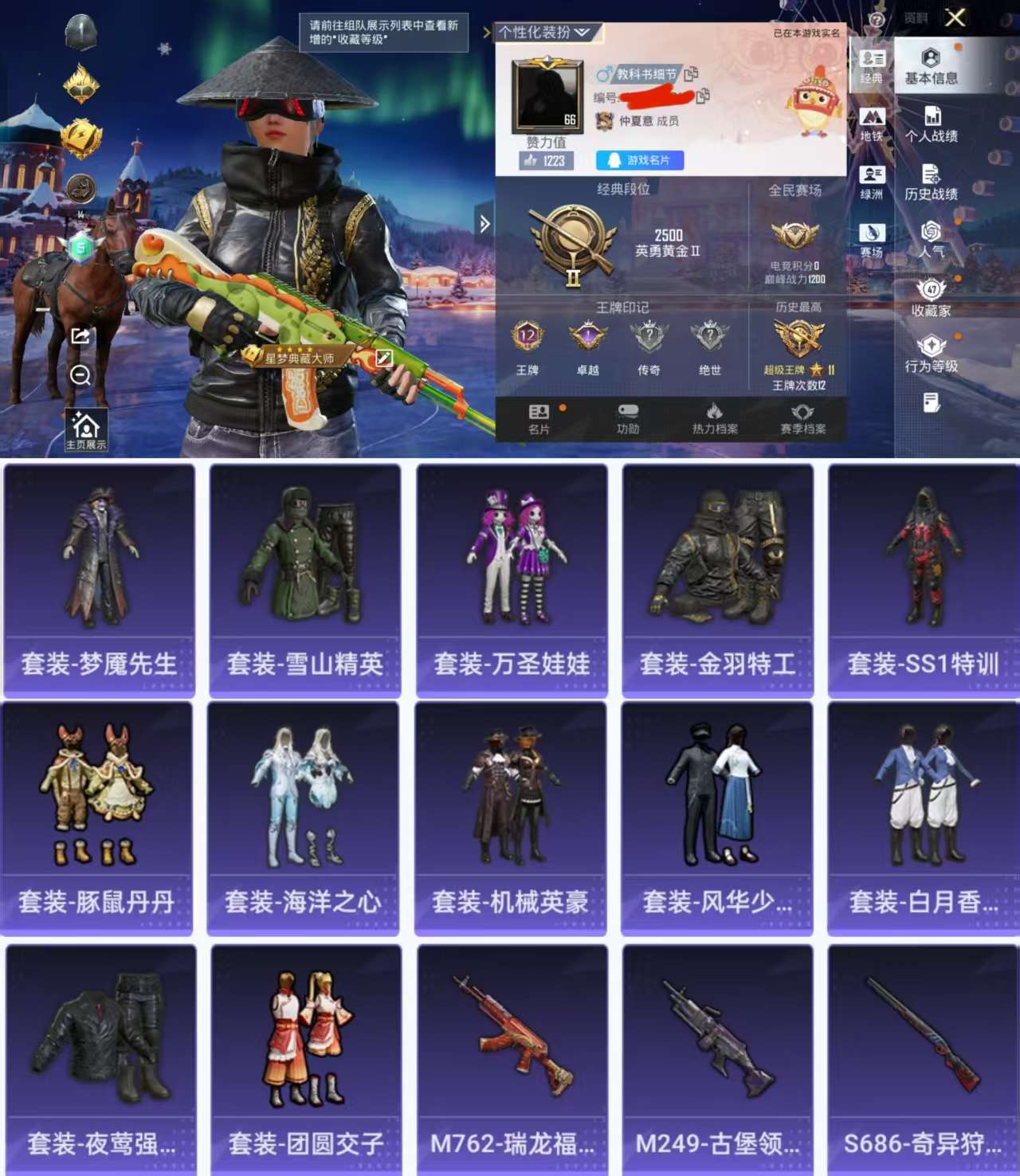 HPCMW3453162和平精英账号详情图2