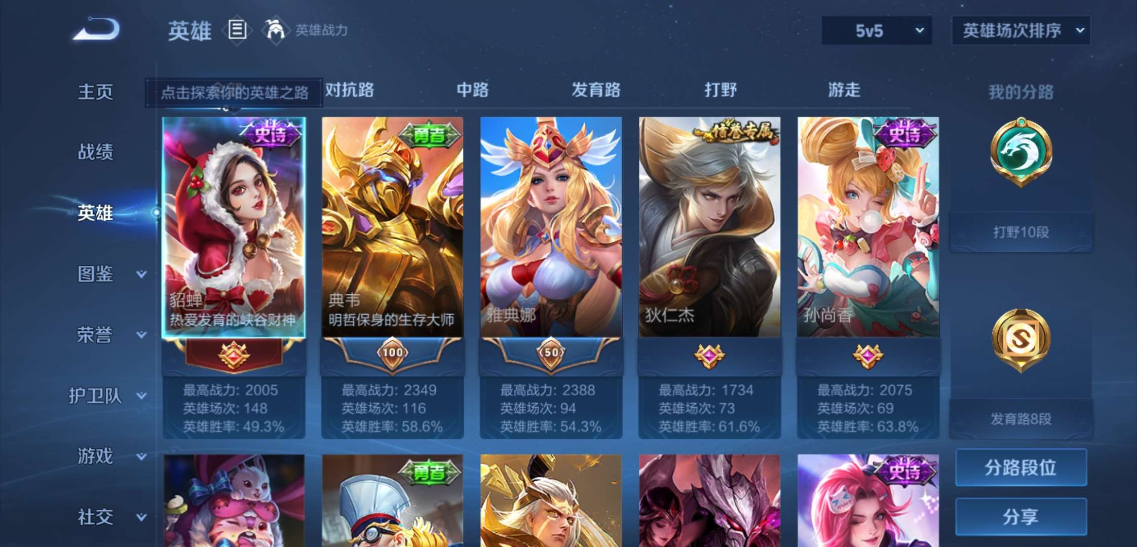 WZCMW3483634王者荣耀账号详情图2