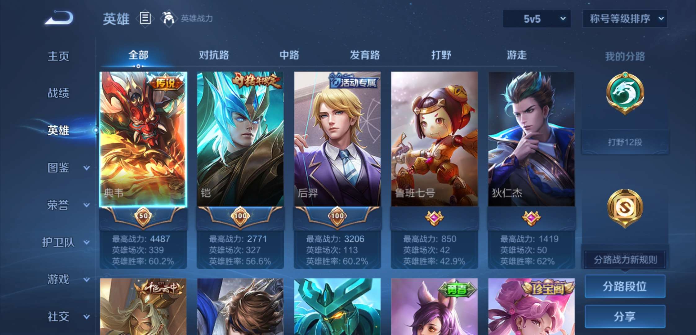 WZCMW47173王者荣耀账号详情图2