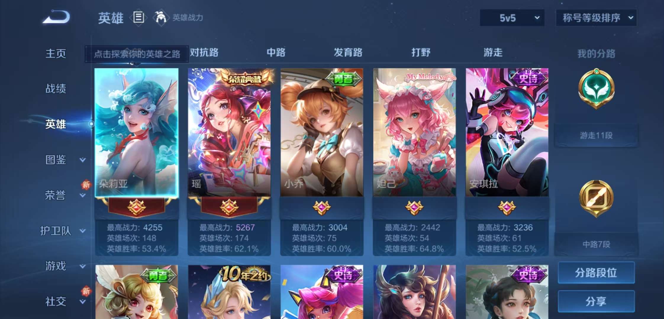 WZCMW440110王者荣耀账号详情图2