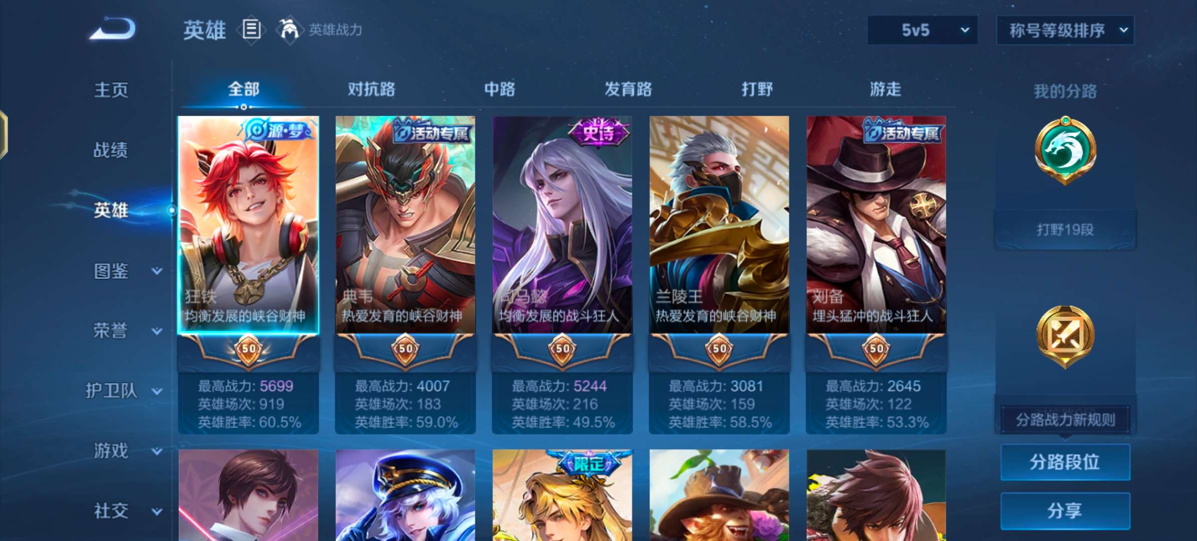 WZCMW47187王者荣耀账号详情图3