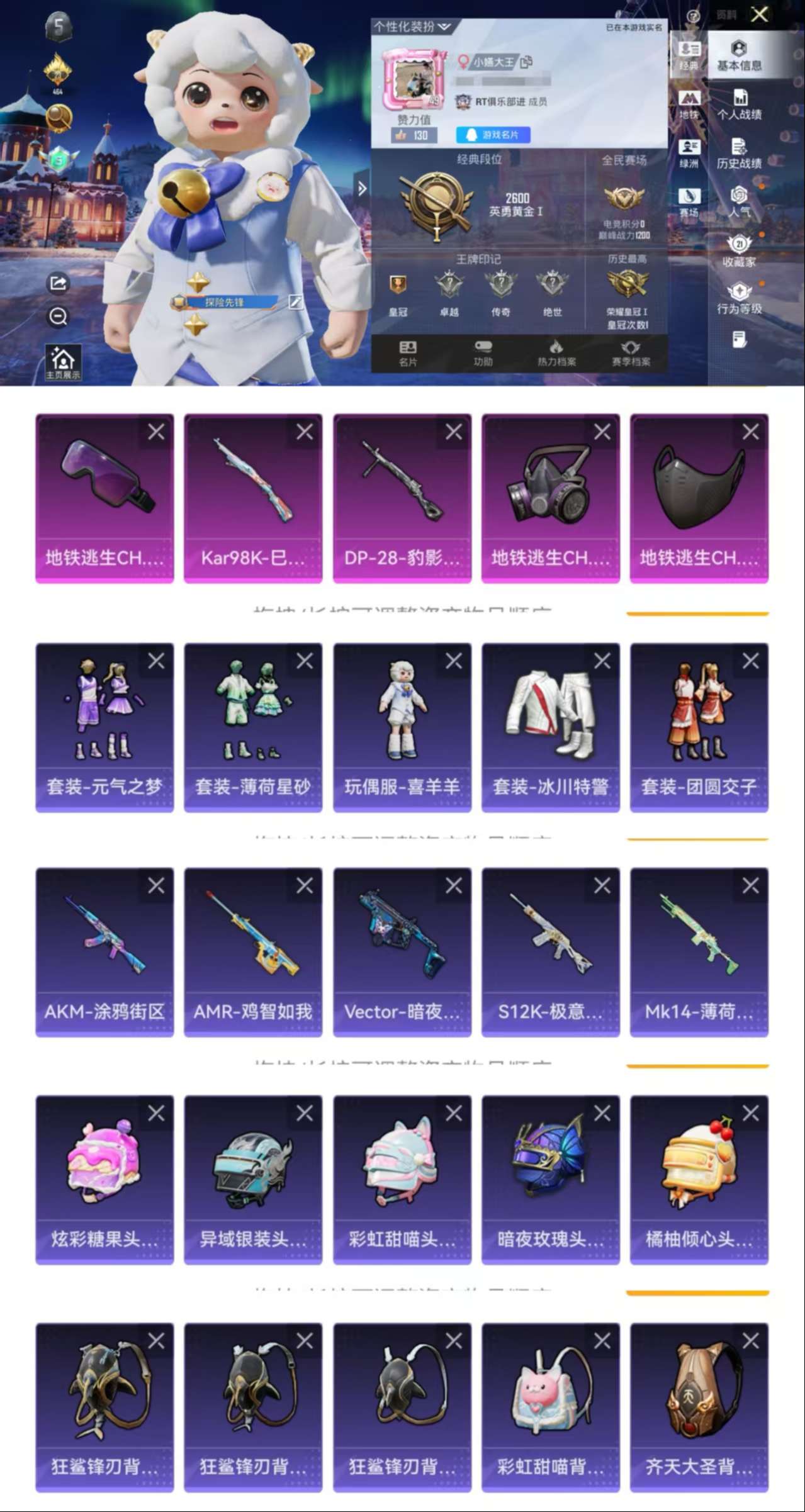 HPCMW421107和平精英账号详情图2