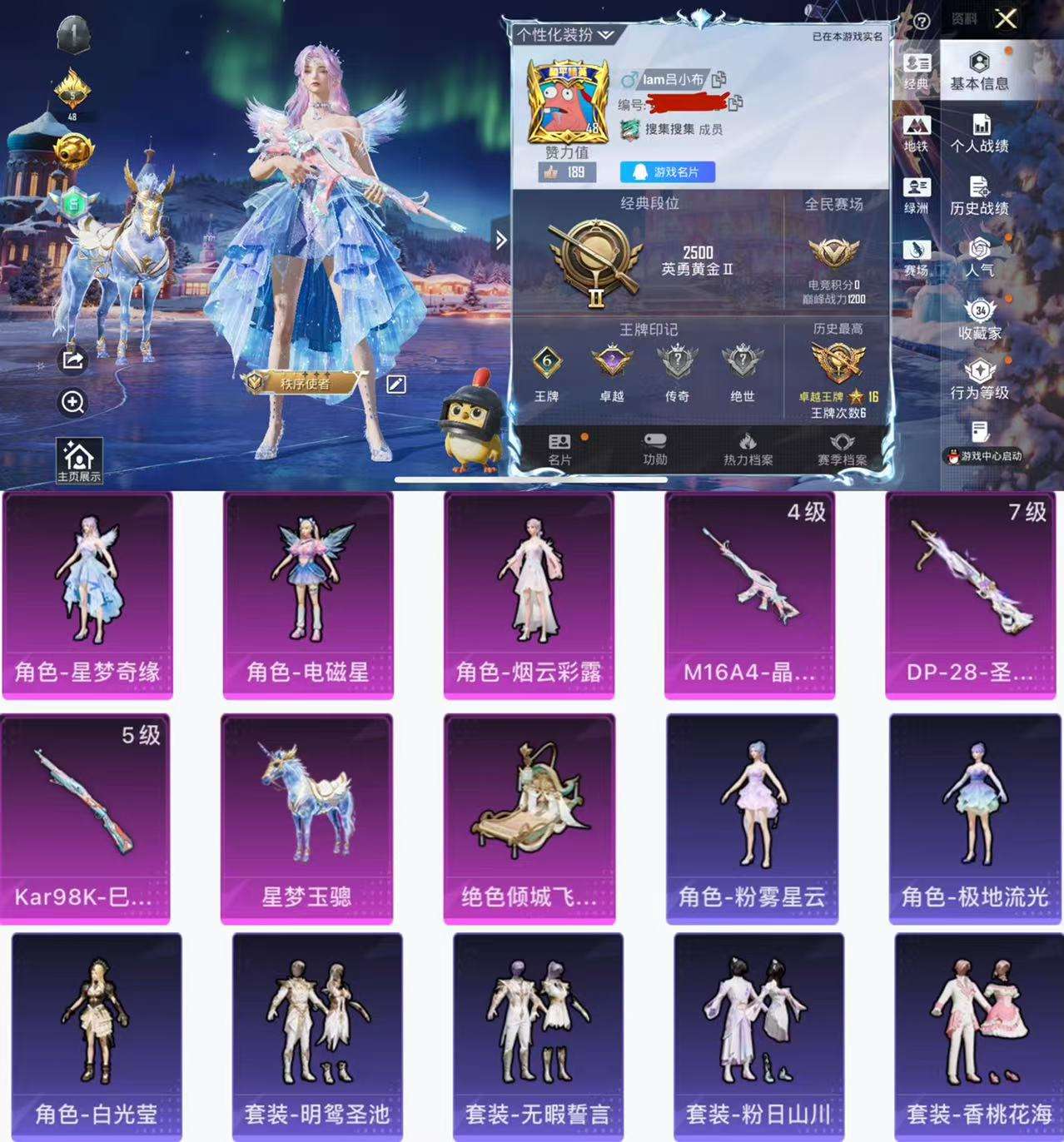 HPCMW462663和平精英账号详情图2