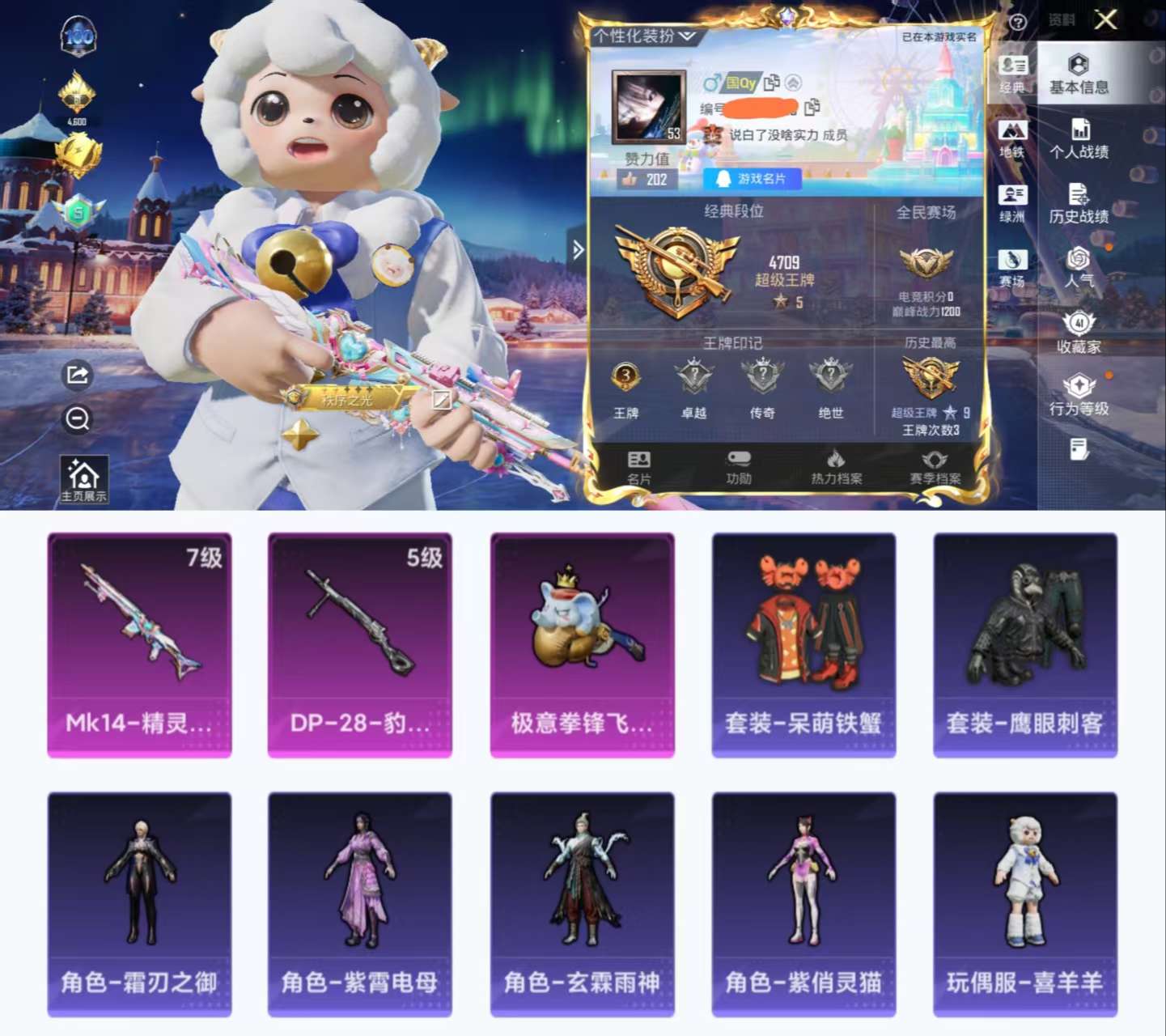 HPCMW455178和平精英账号详情图2