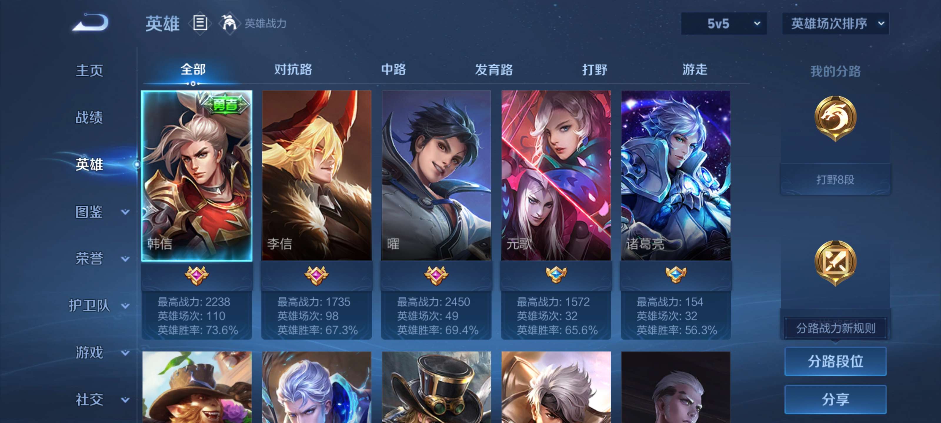 WZCMW462812王者荣耀账号详情图3