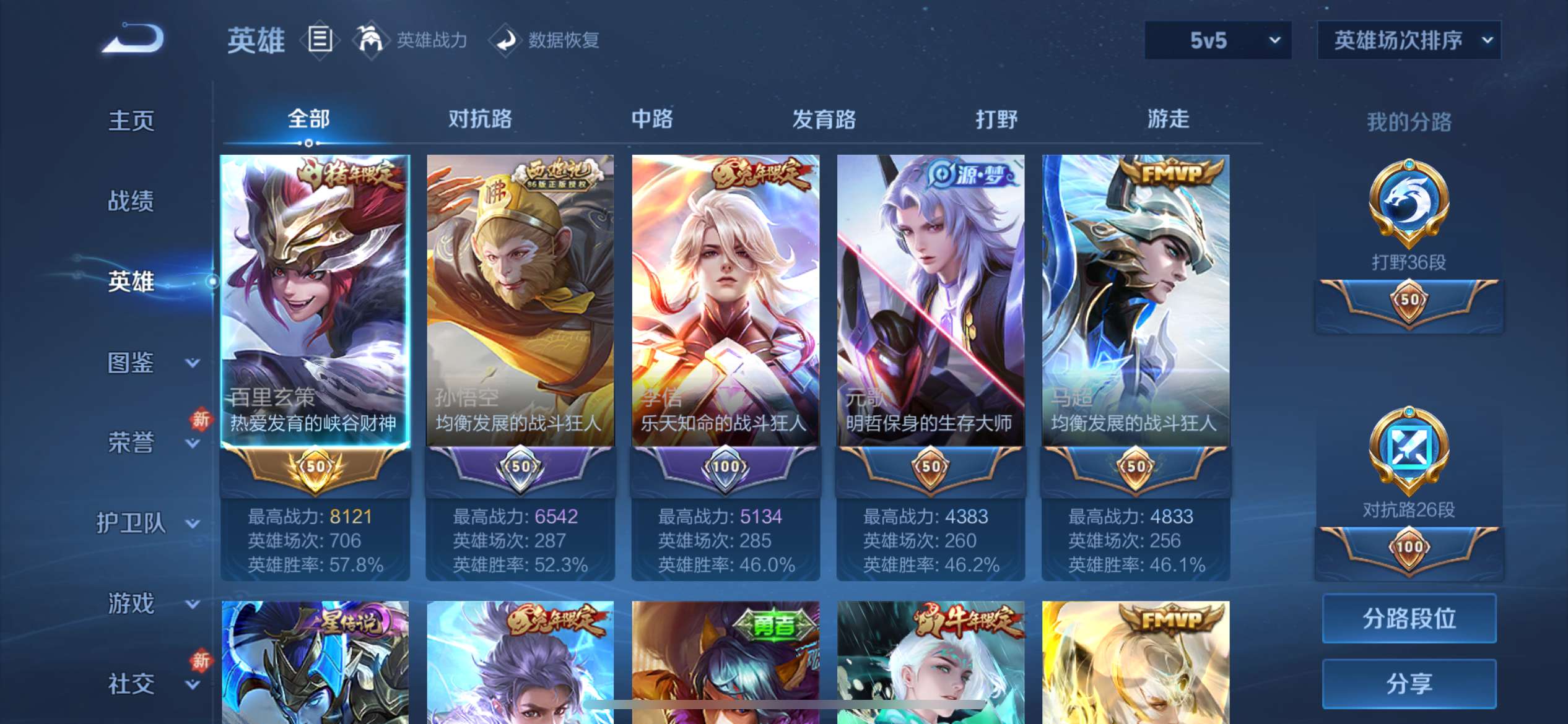 WZCMW473735王者荣耀账号详情图5