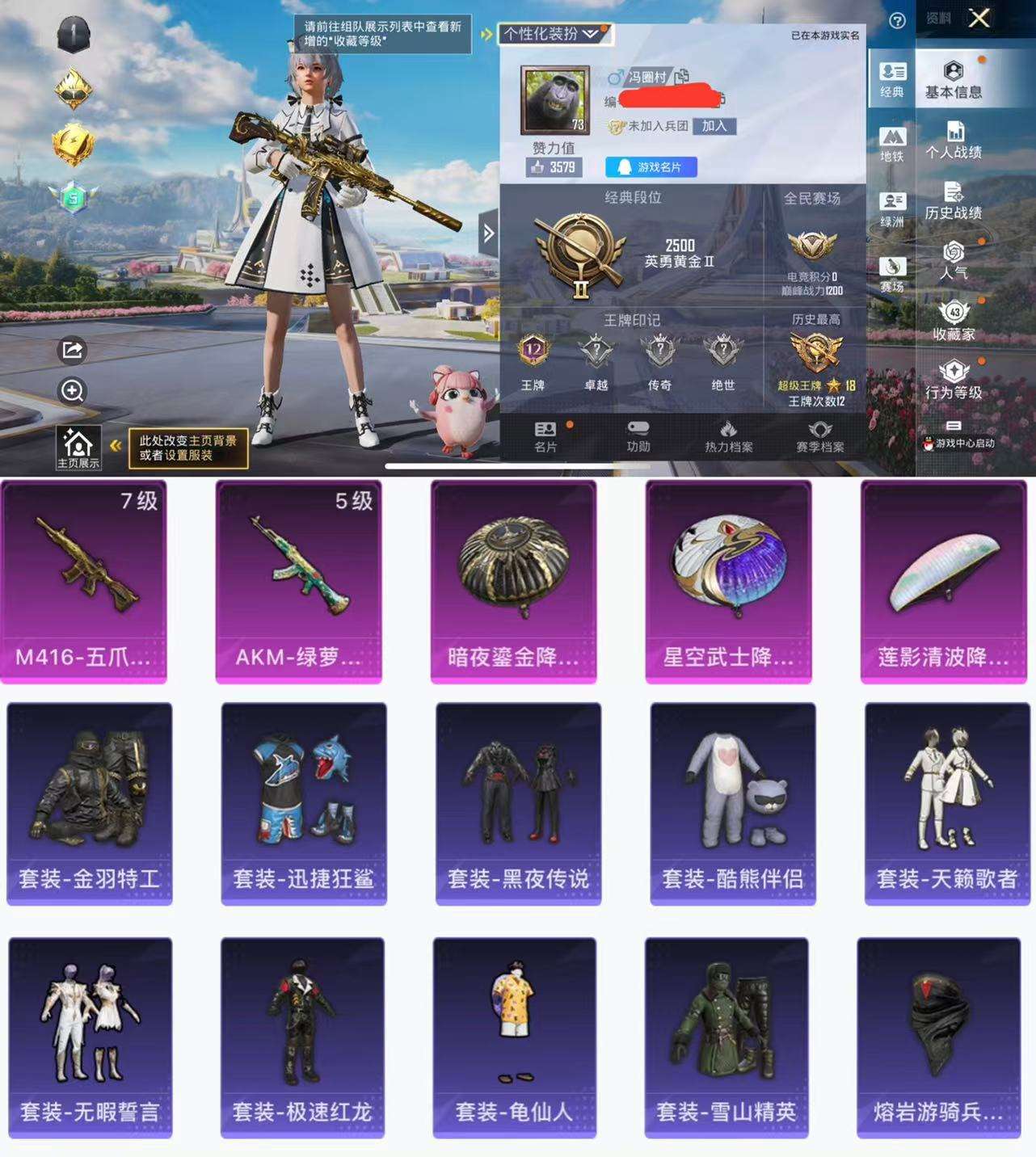 HPCMW463969和平精英账号详情图2