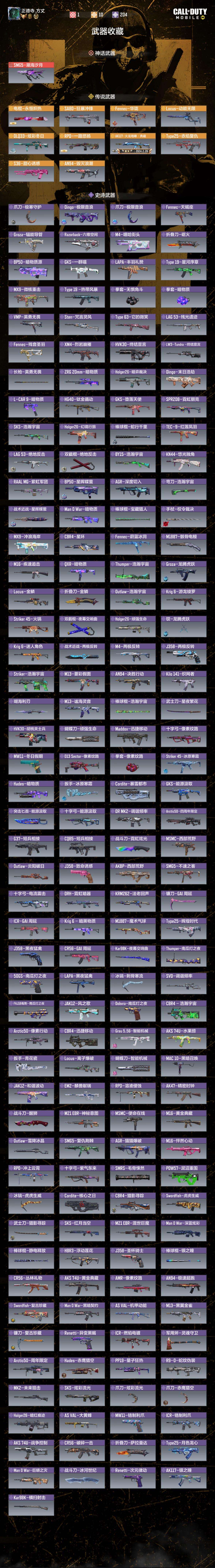 SMCMW40531使命召唤手游账号详情图2