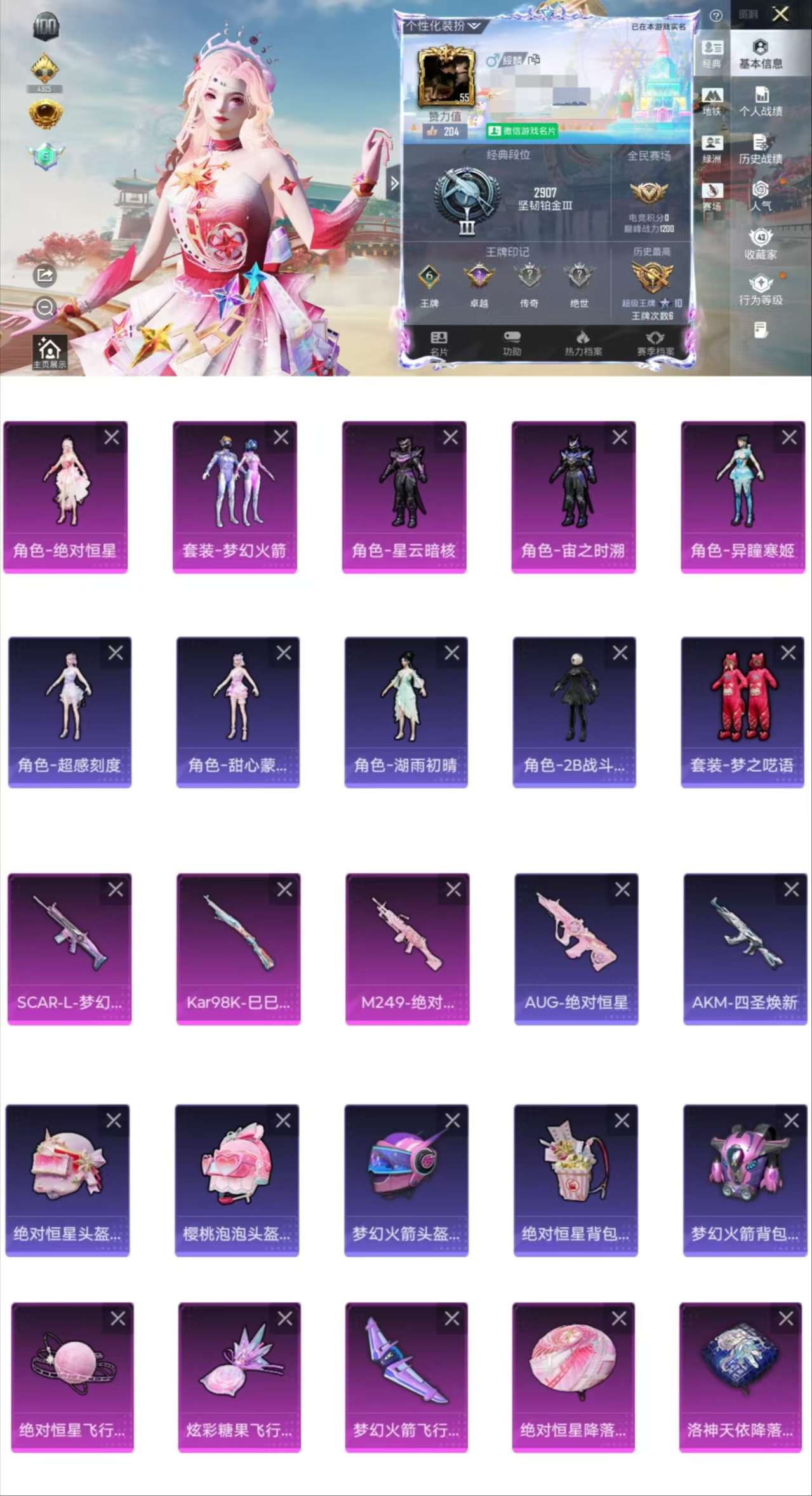 HPCMW455463和平精英账号详情图2