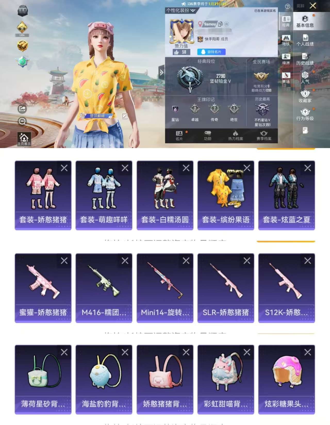 HPCMW455502和平精英账号详情图2