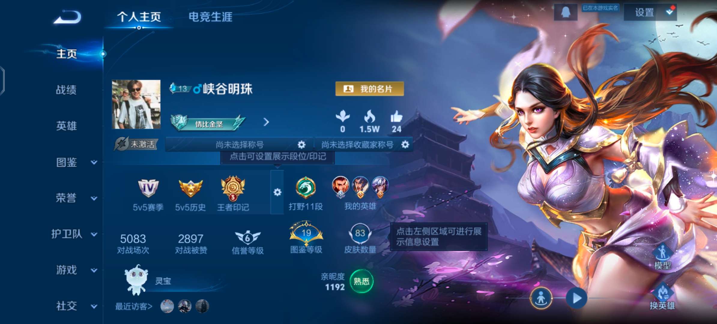 WZCMW4111221王者荣耀账号详情图2