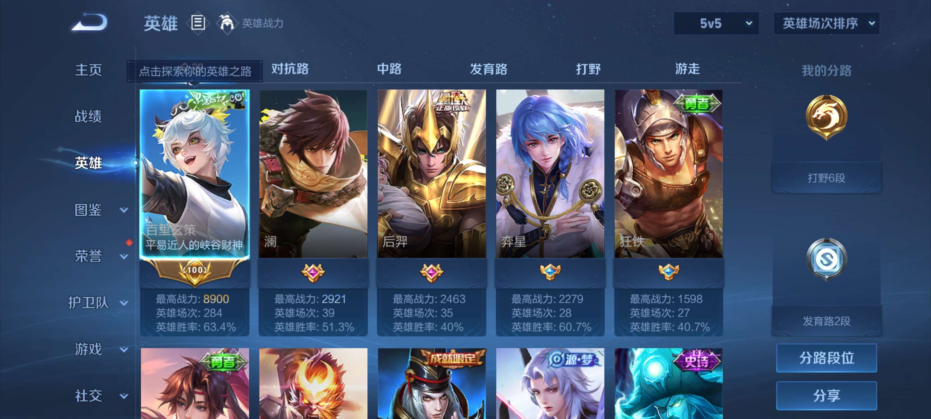 WZCMW4160327王者荣耀账号详情图3