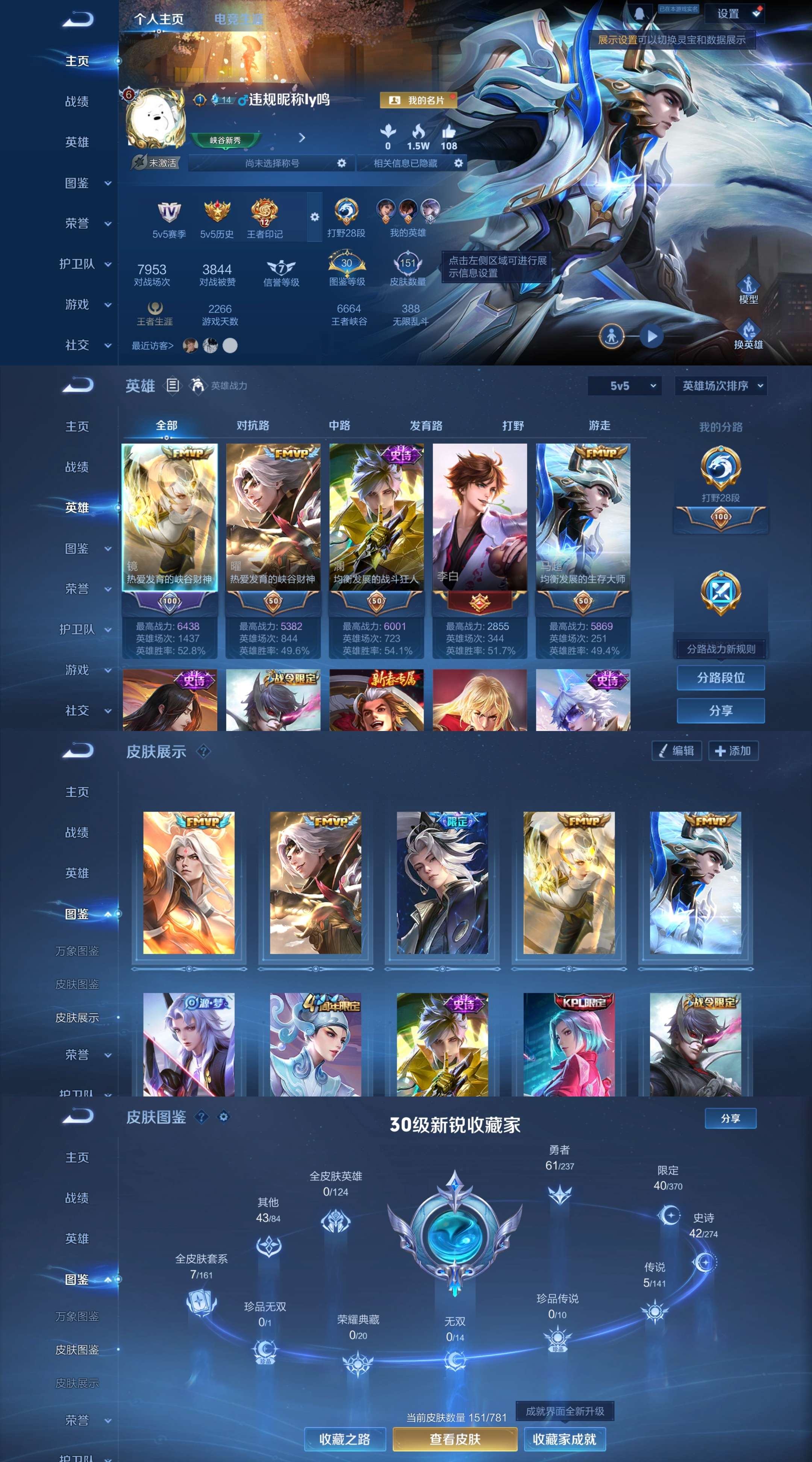 WZCMW4165210王者荣耀账号详情图2