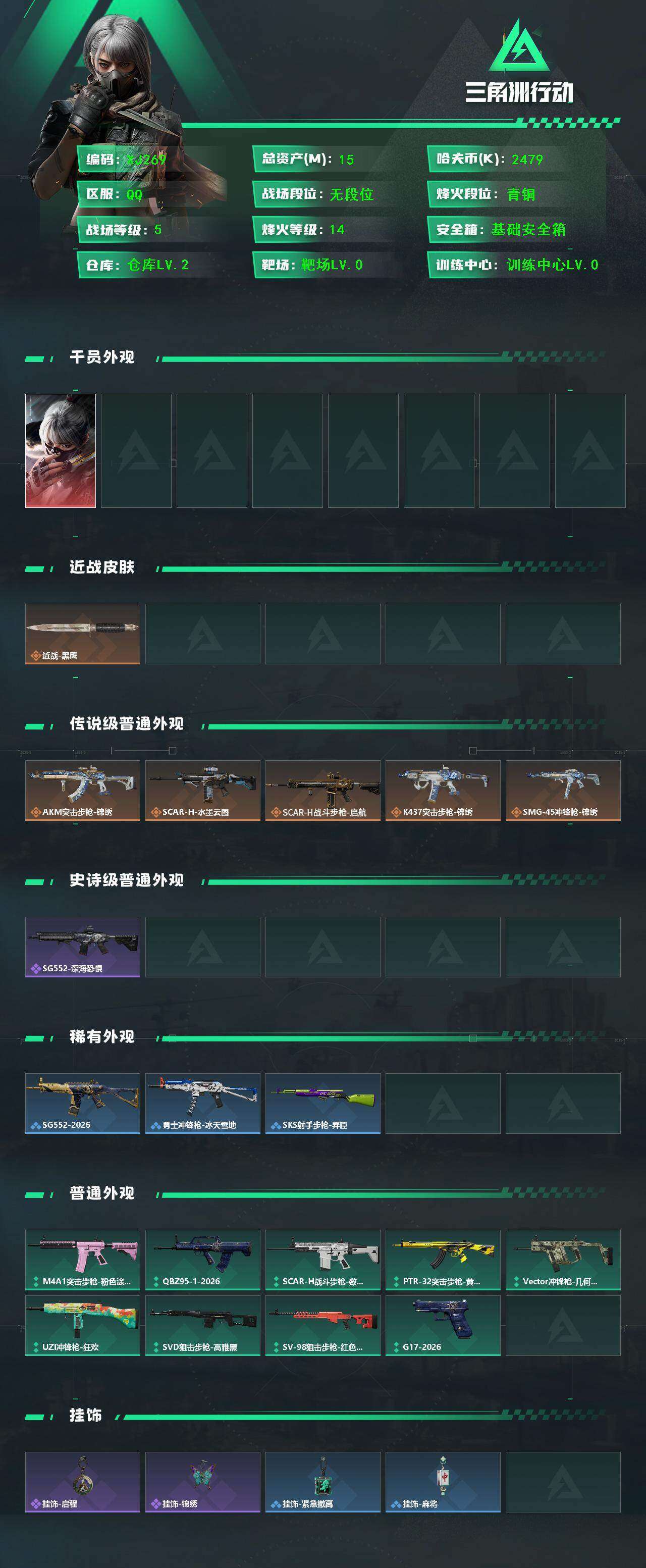 SJZCMW468814三角洲行动账号详情图3