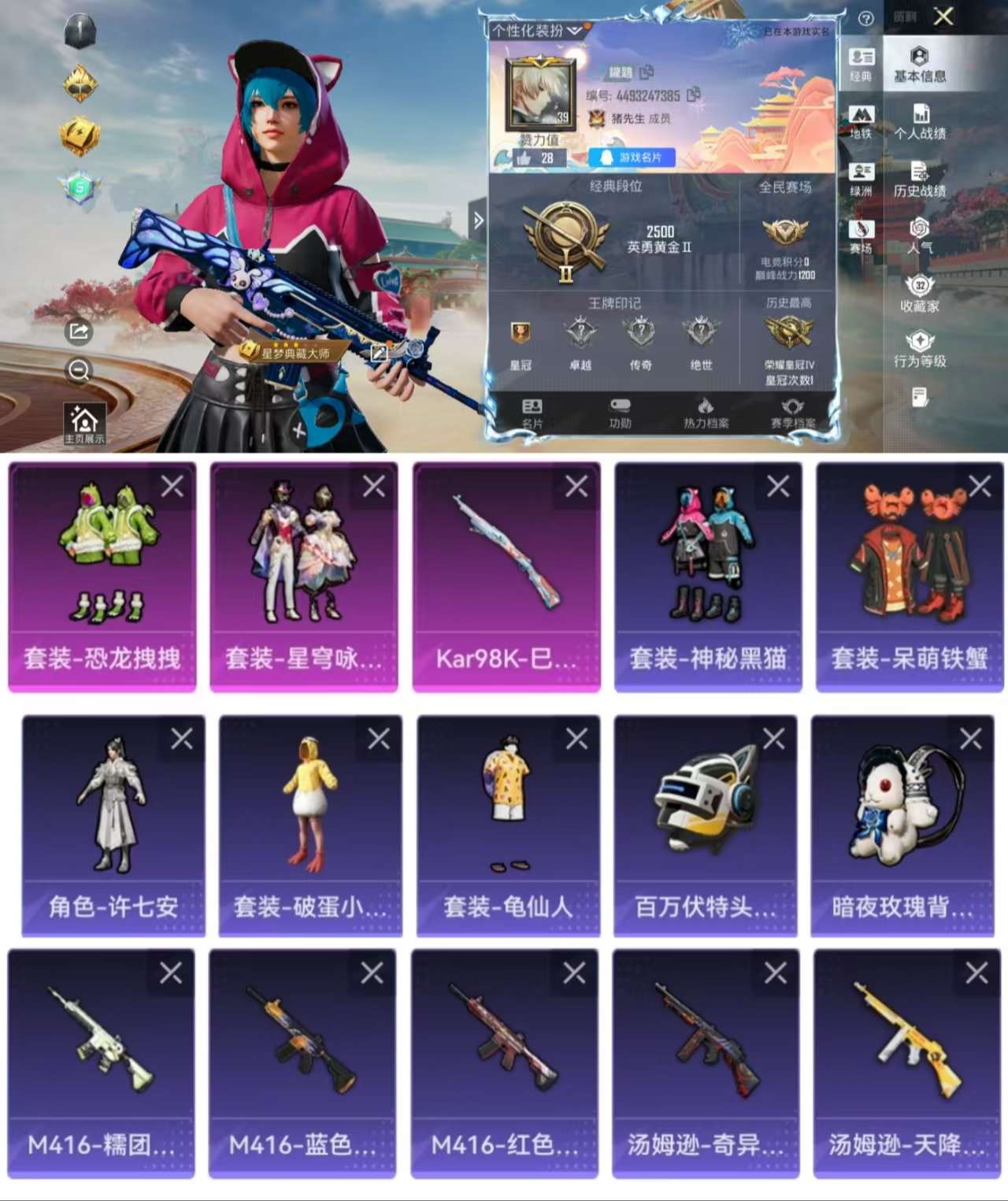 HPCMW4156649和平精英账号详情图2