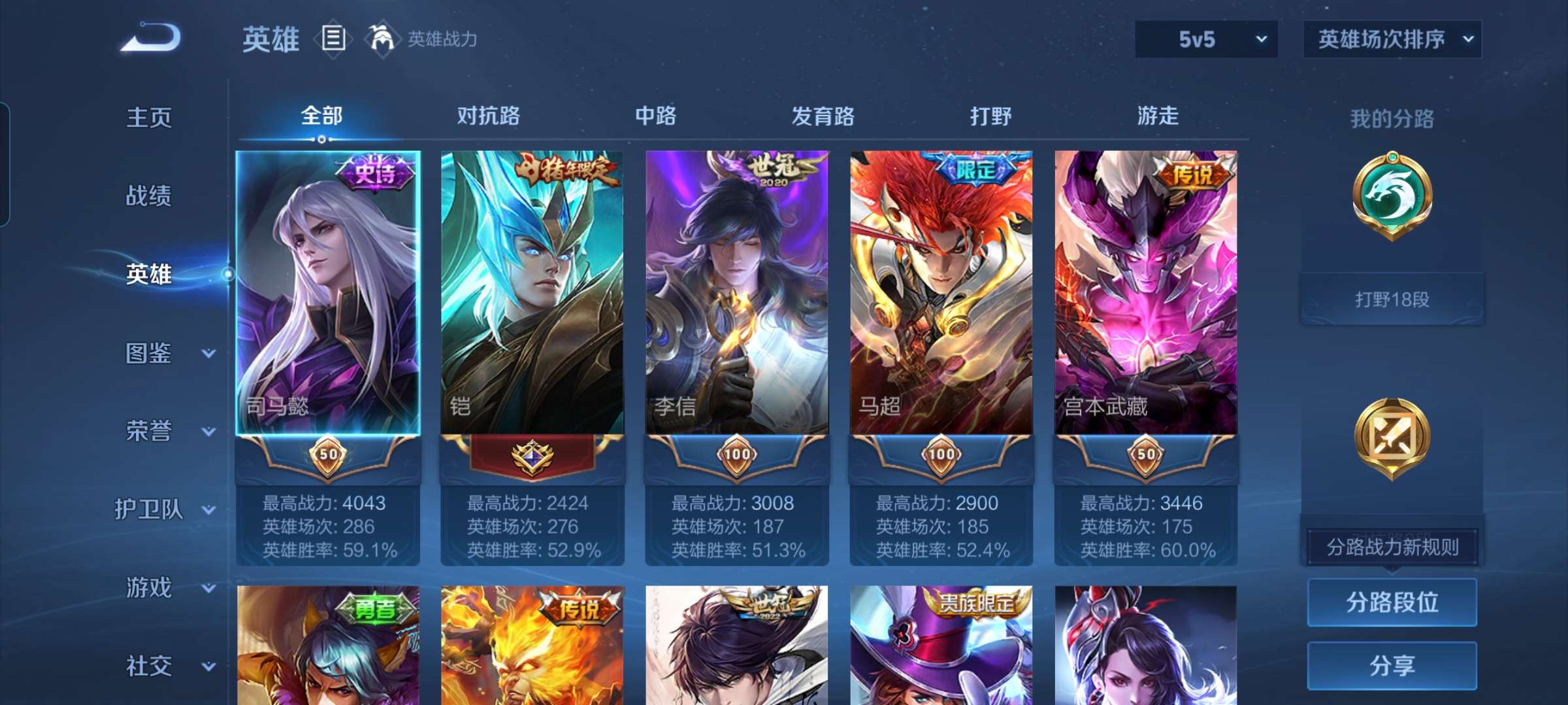 WZCMW4317591王者荣耀账号详情图2