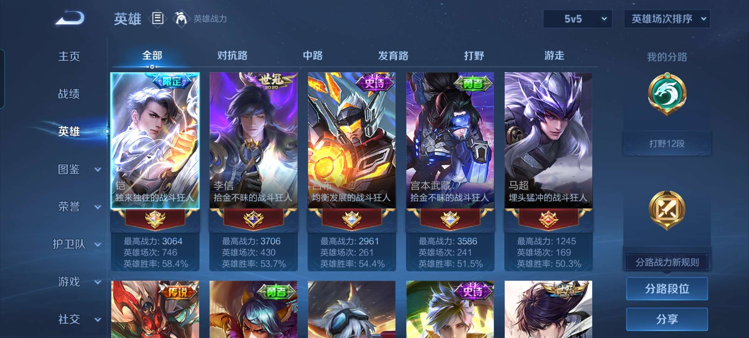 WZCMW4317604王者荣耀账号详情图4