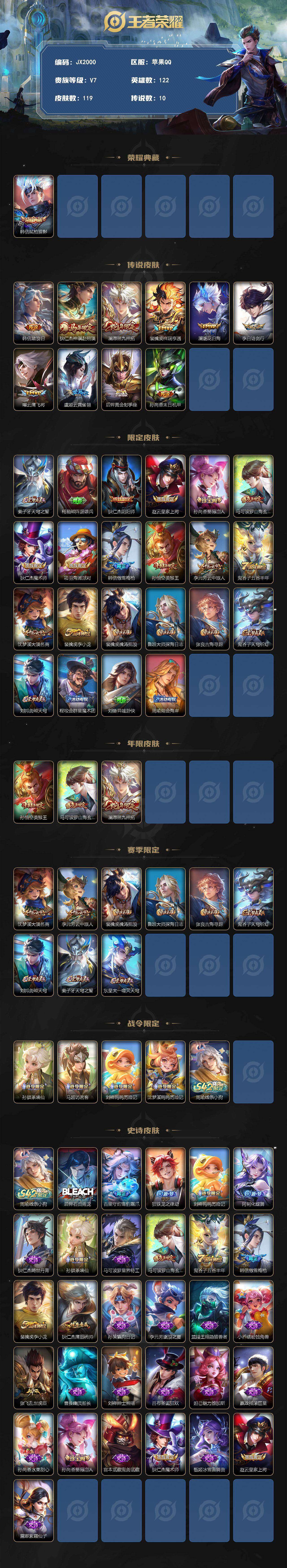 WZCMW4323836王者荣耀账号详情图2