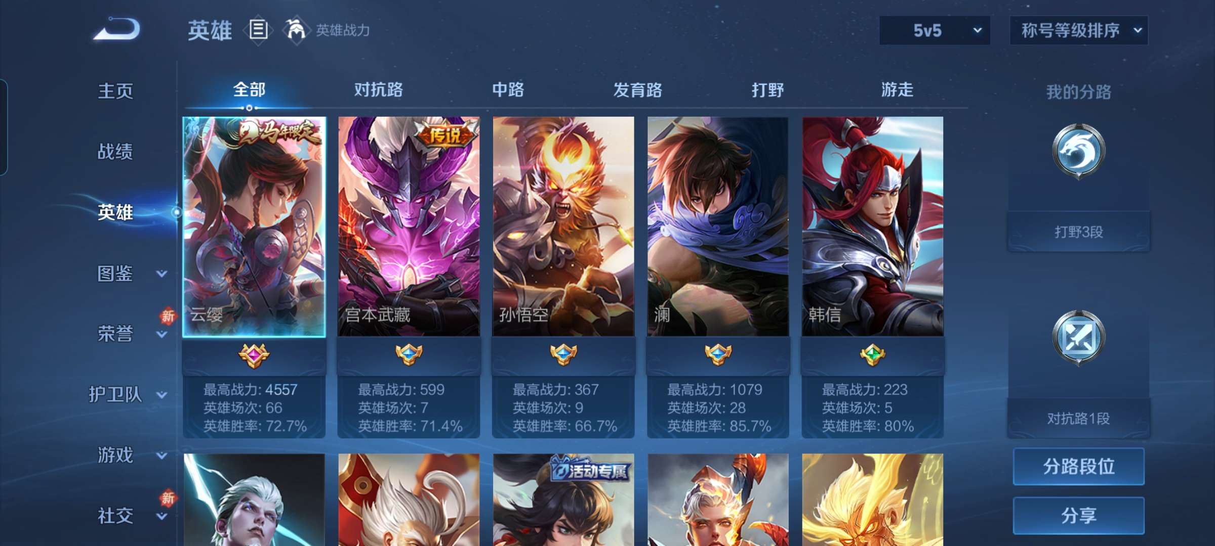 WZCMW4327175王者荣耀账号详情图3