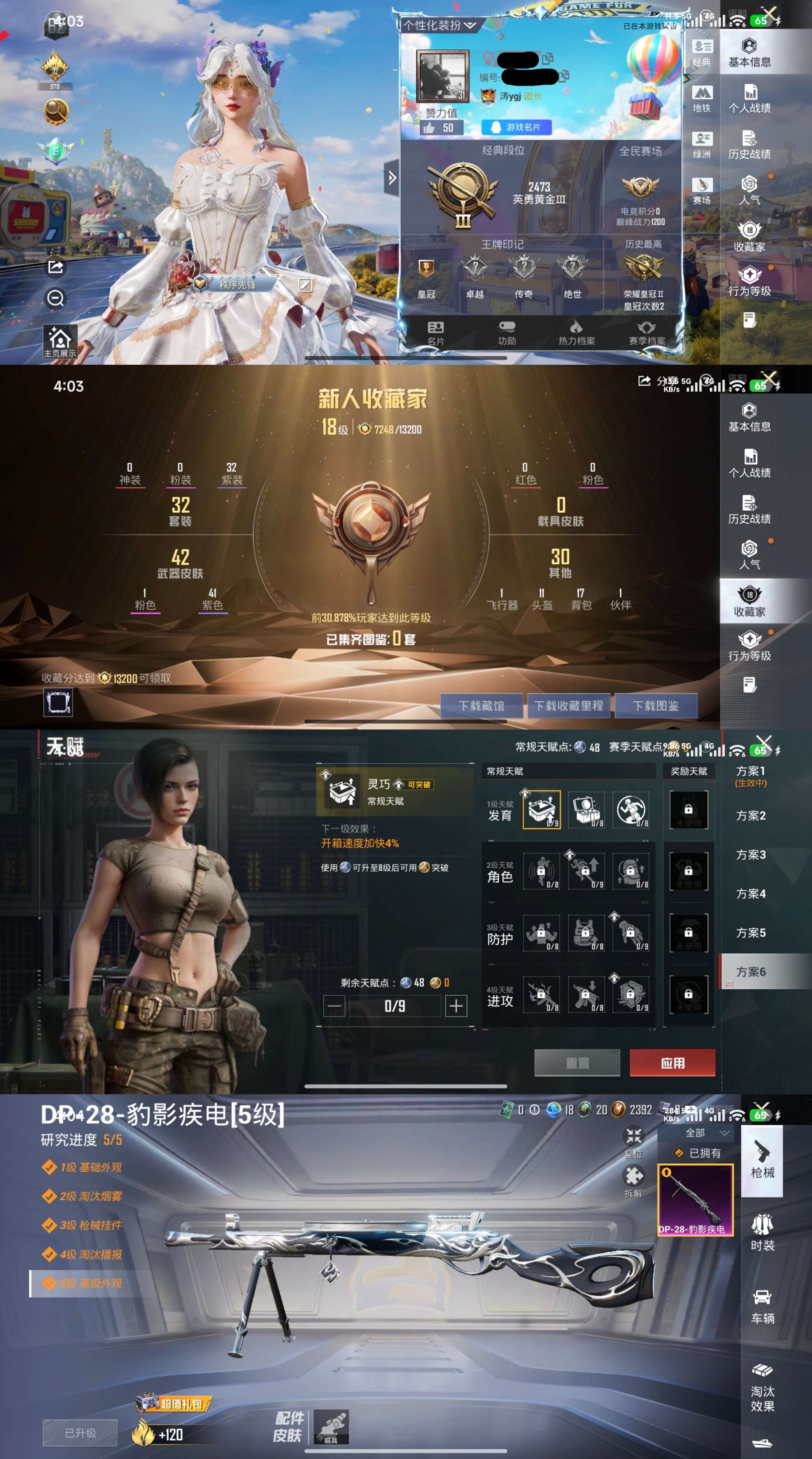 HPCMW4191492和平精英账号详情图1