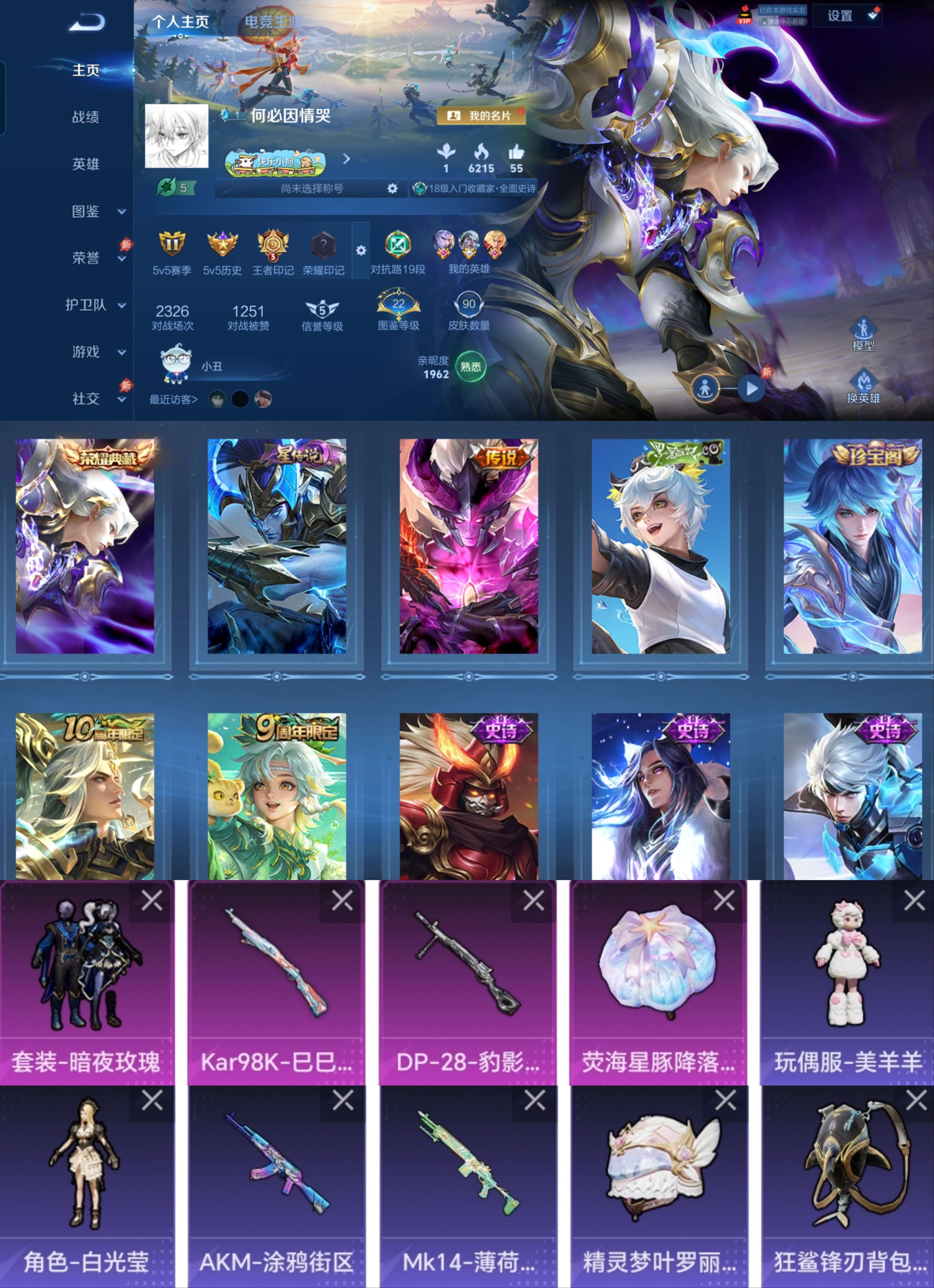 WZCMW4333735王者荣耀账号详情图1