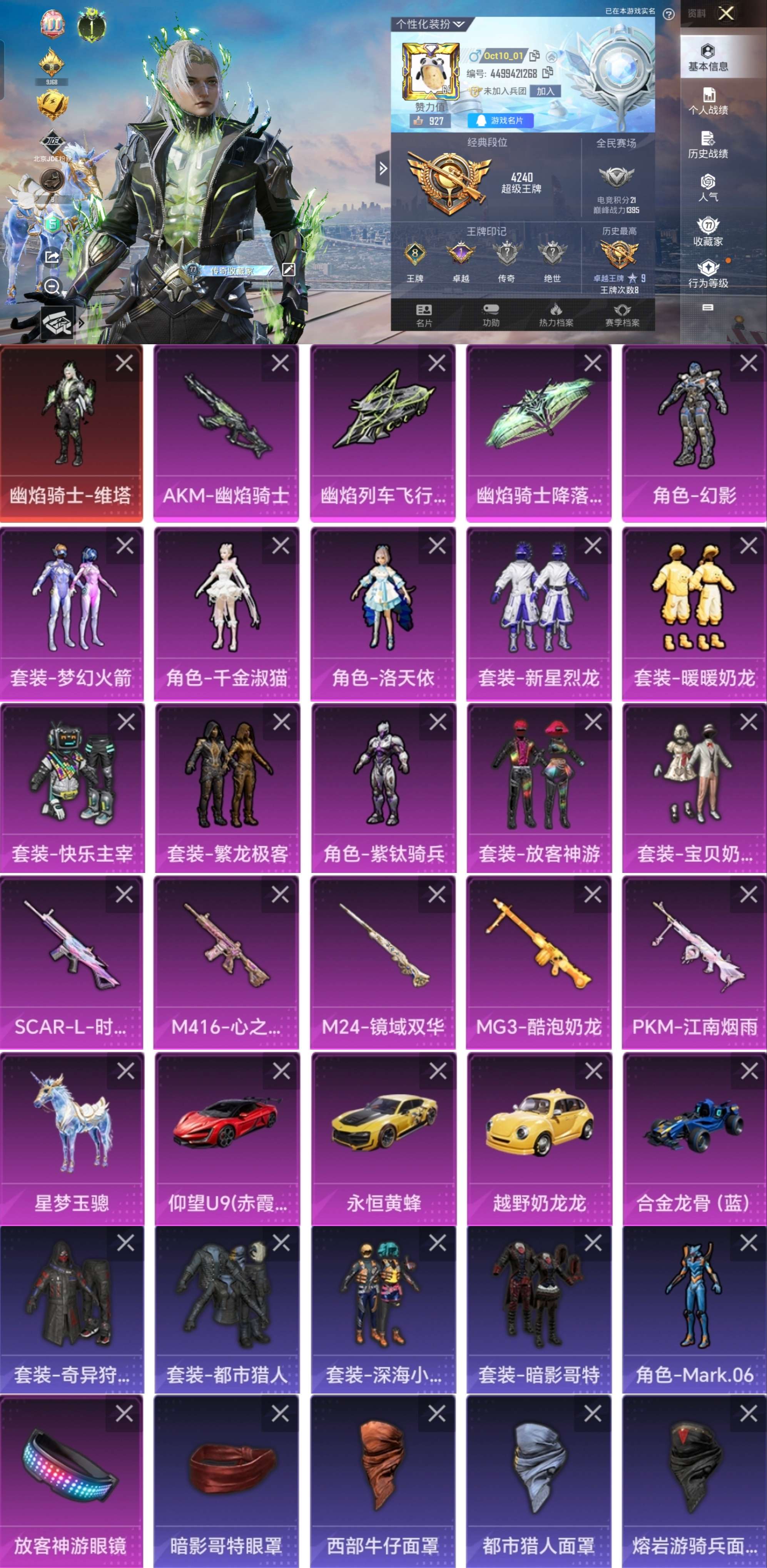 HPCMW4196590和平精英账号详情图1