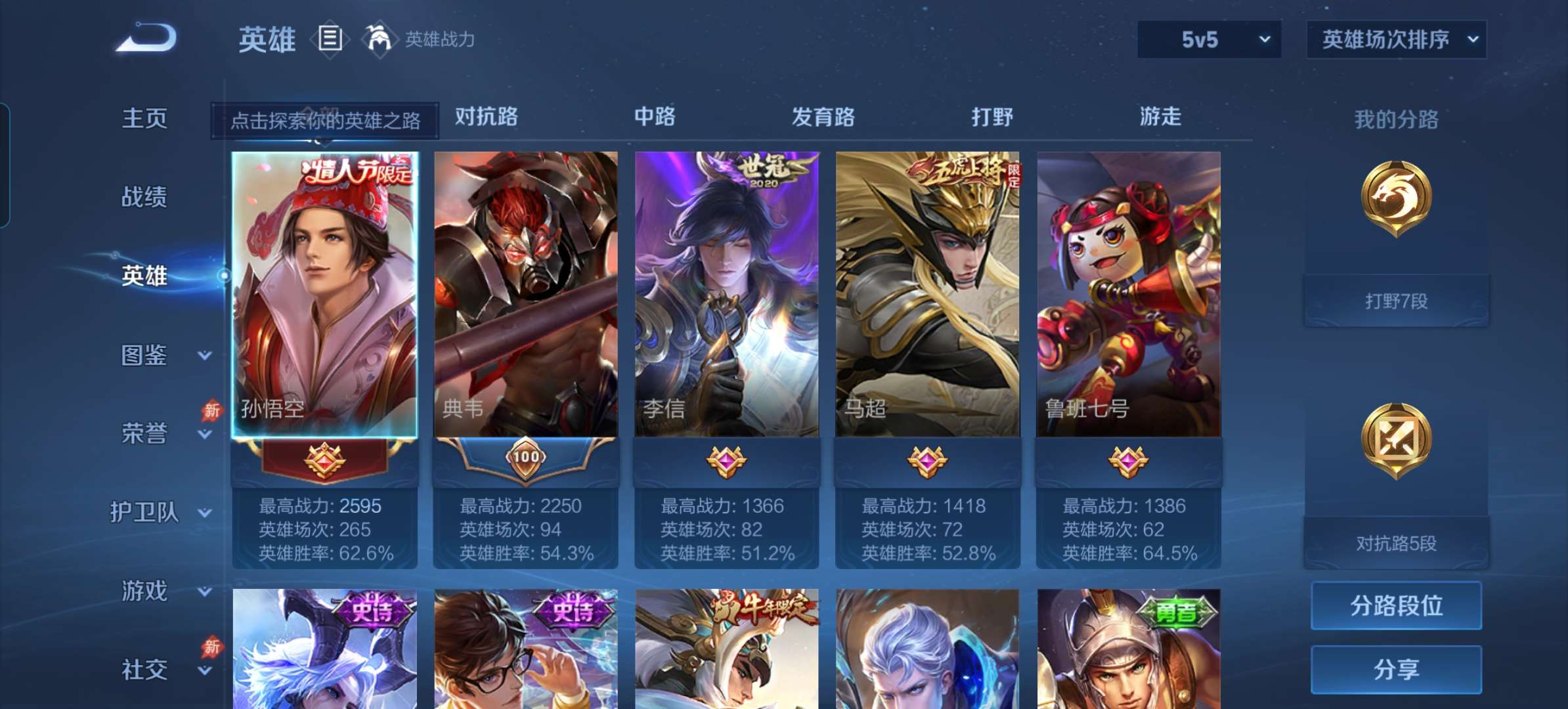 WZCMW4344492王者荣耀账号详情图1